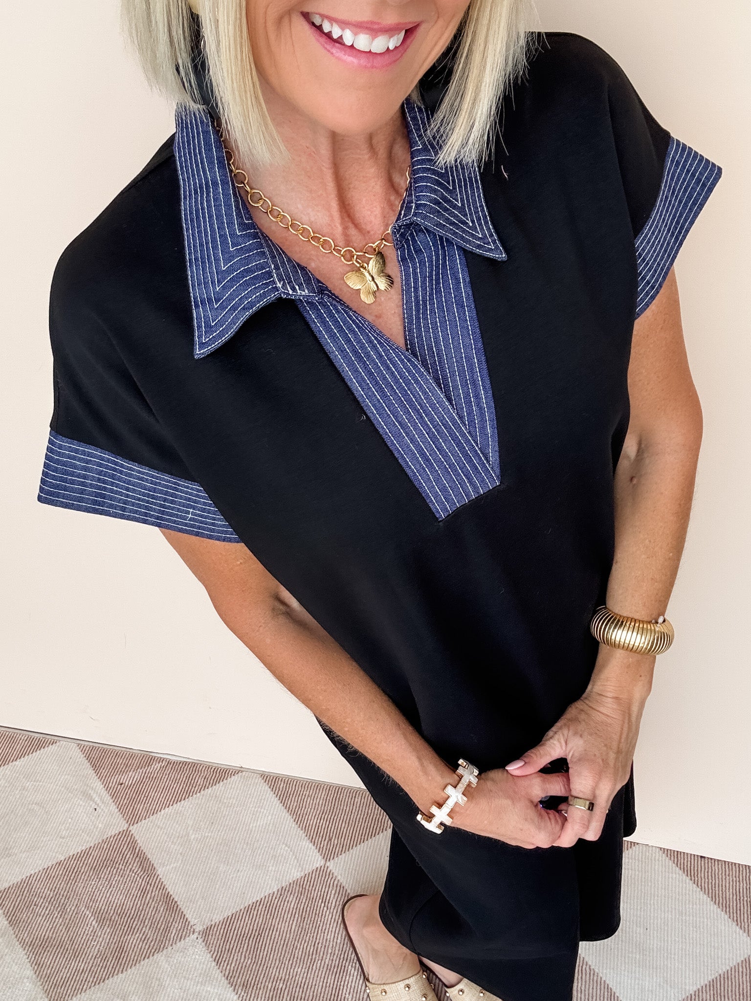 Indigo Edge Dress