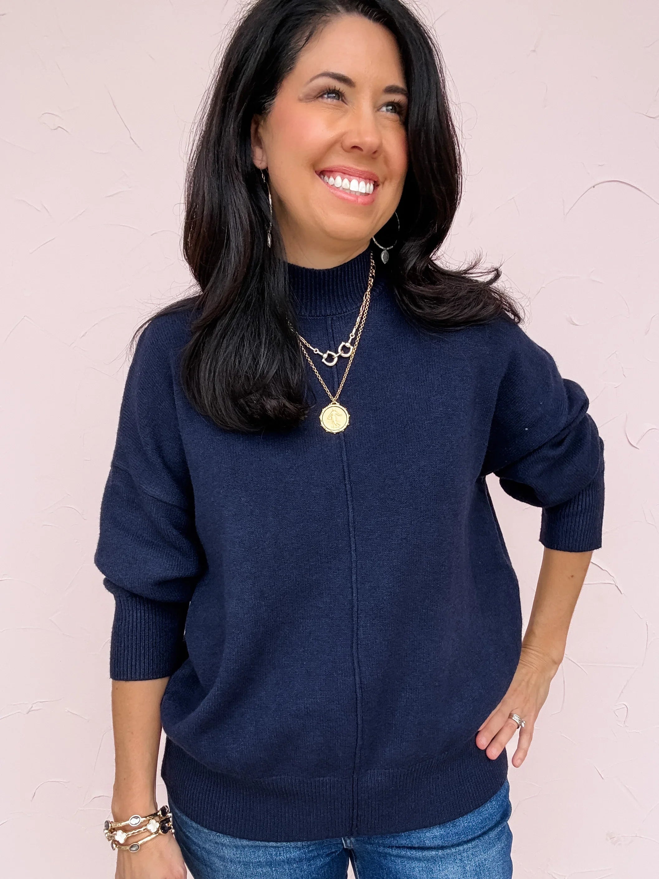 Midnight Cabin Knit Sweater