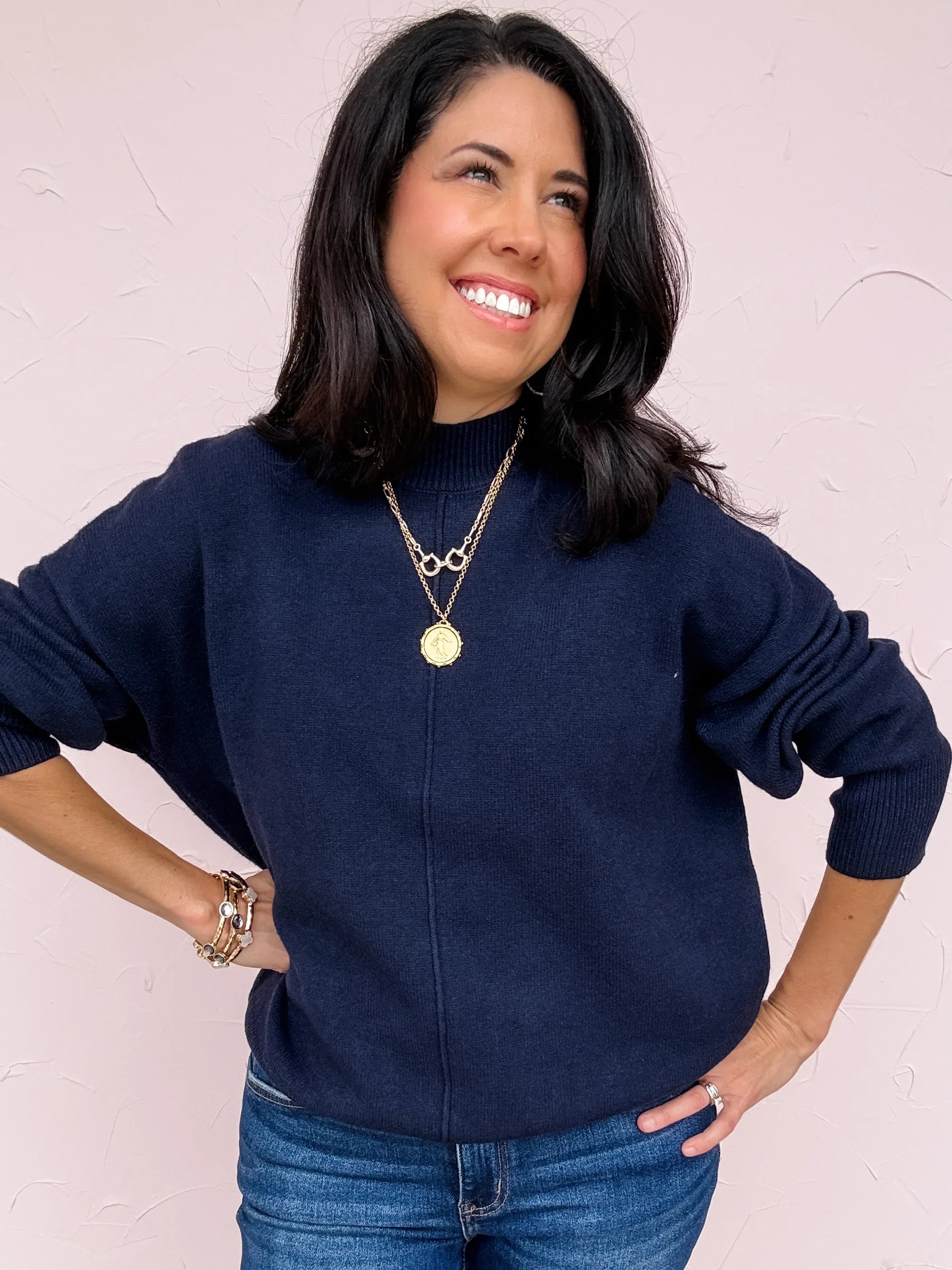 Midnight Cabin Knit Sweater