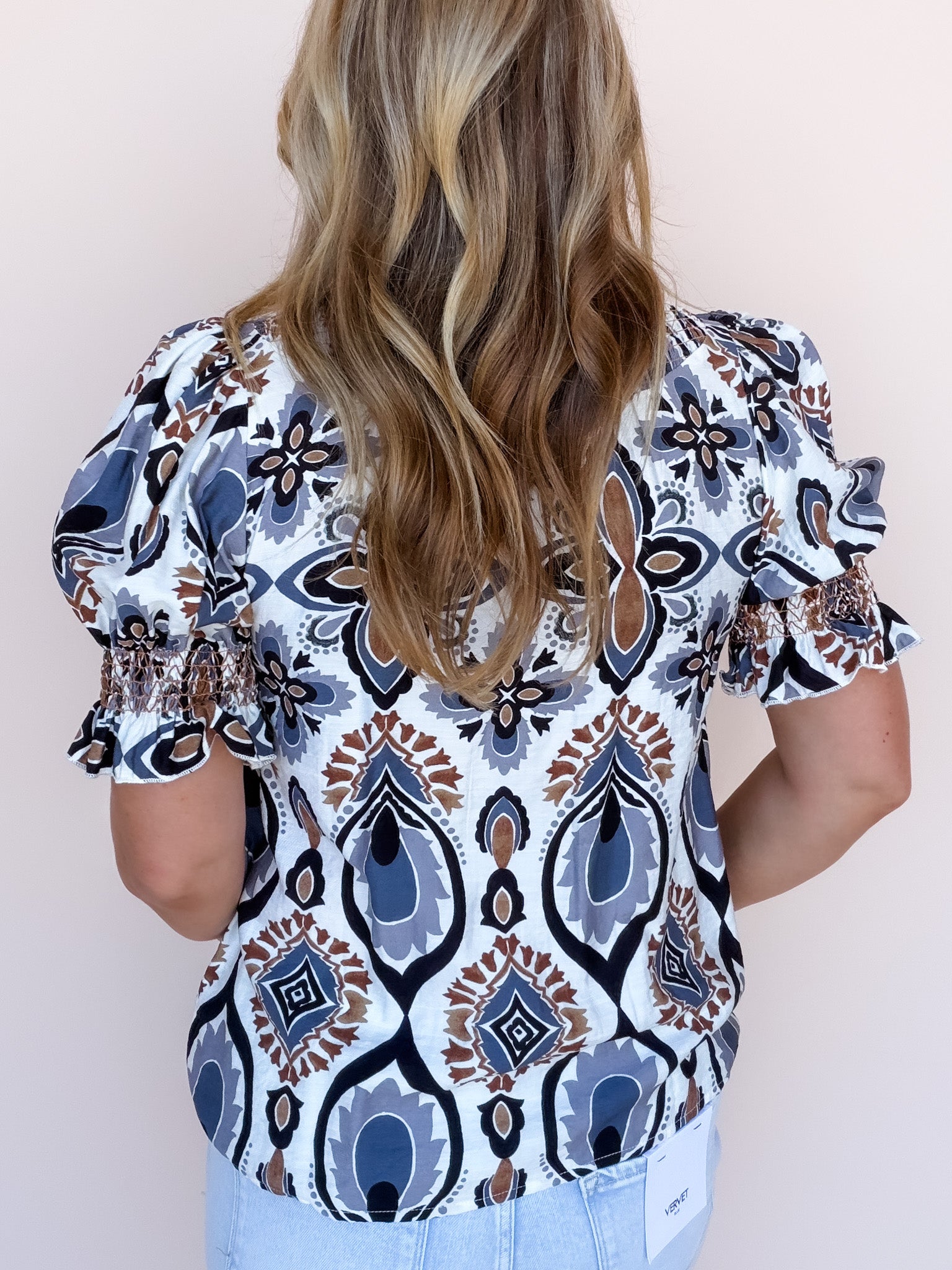 Casablanca Print Top