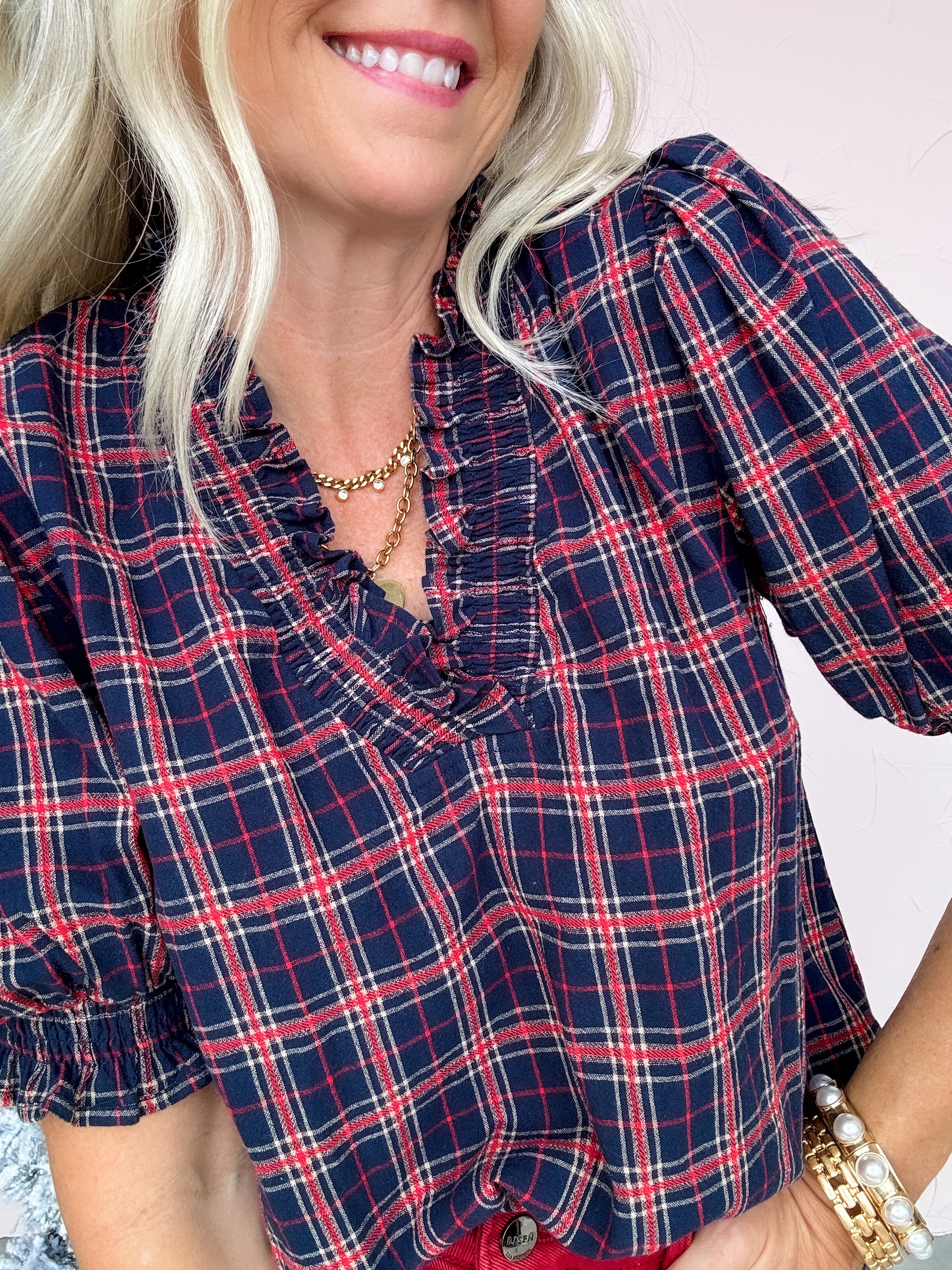 Timeless Tartan Plaid Top