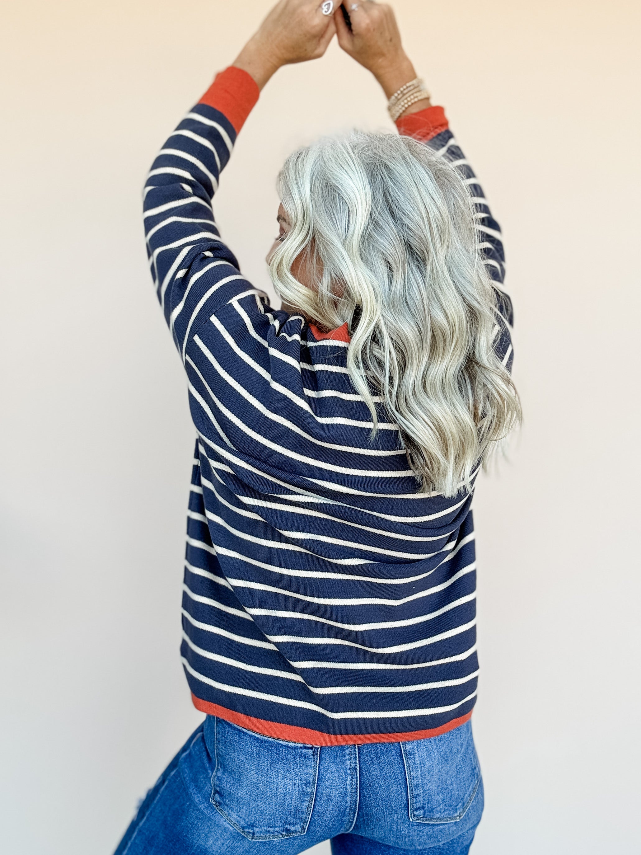 Hayride Ready Striped Top