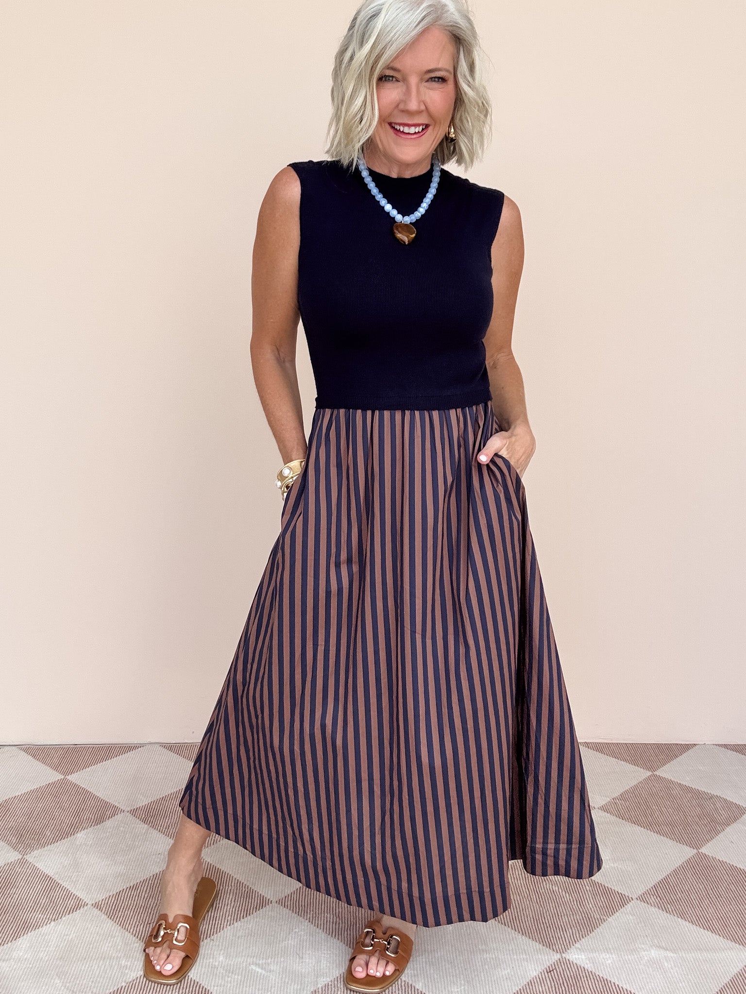 Palmer Dress | Navy