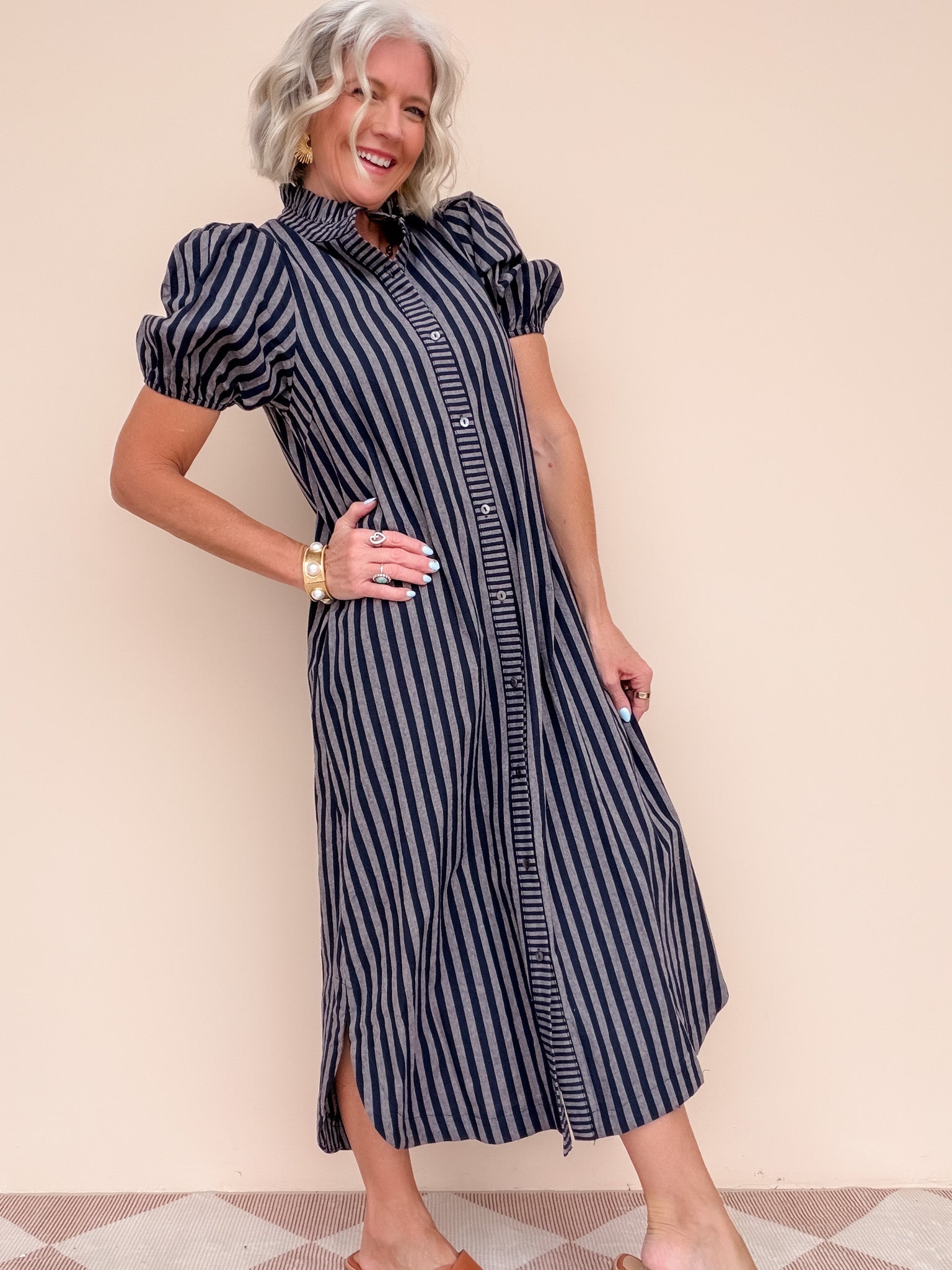 Vivian Stripe Dress