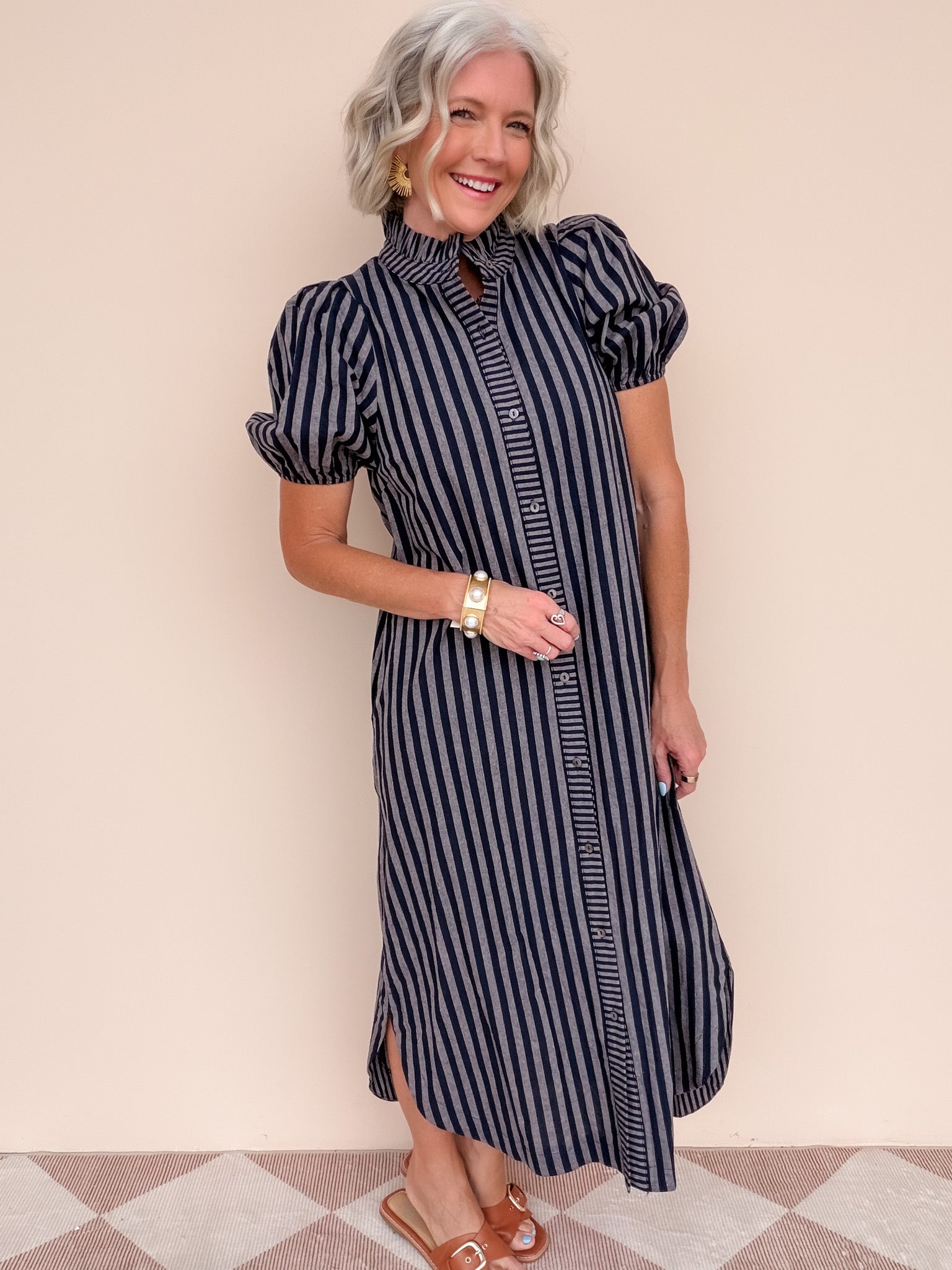 Vivian Stripe Dress