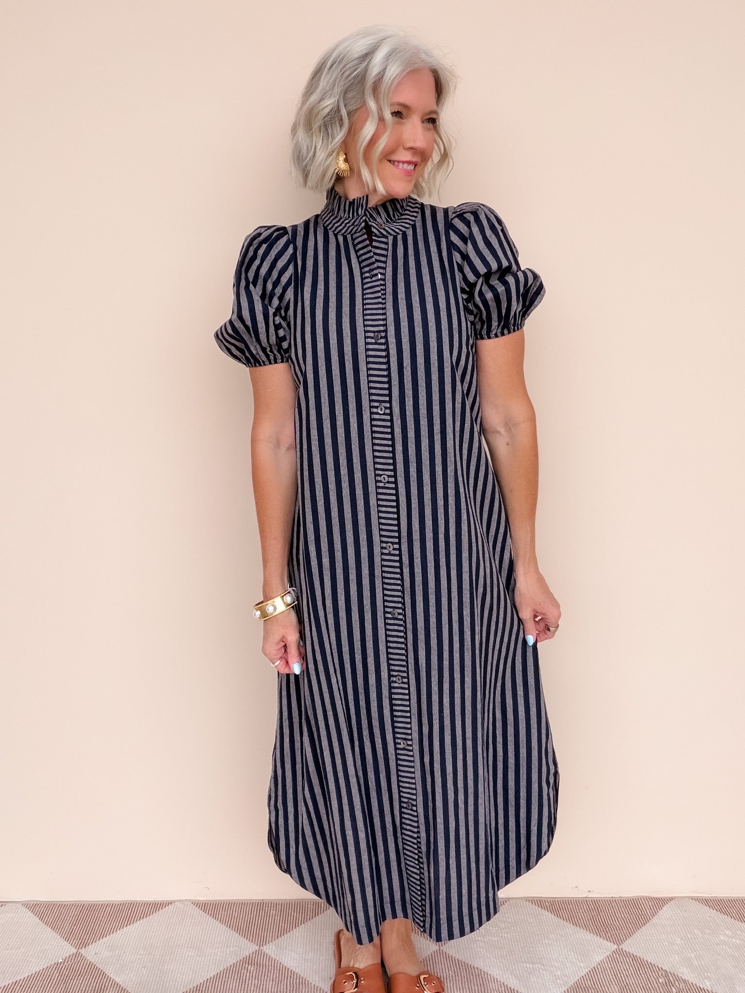 Vivian Stripe Dress