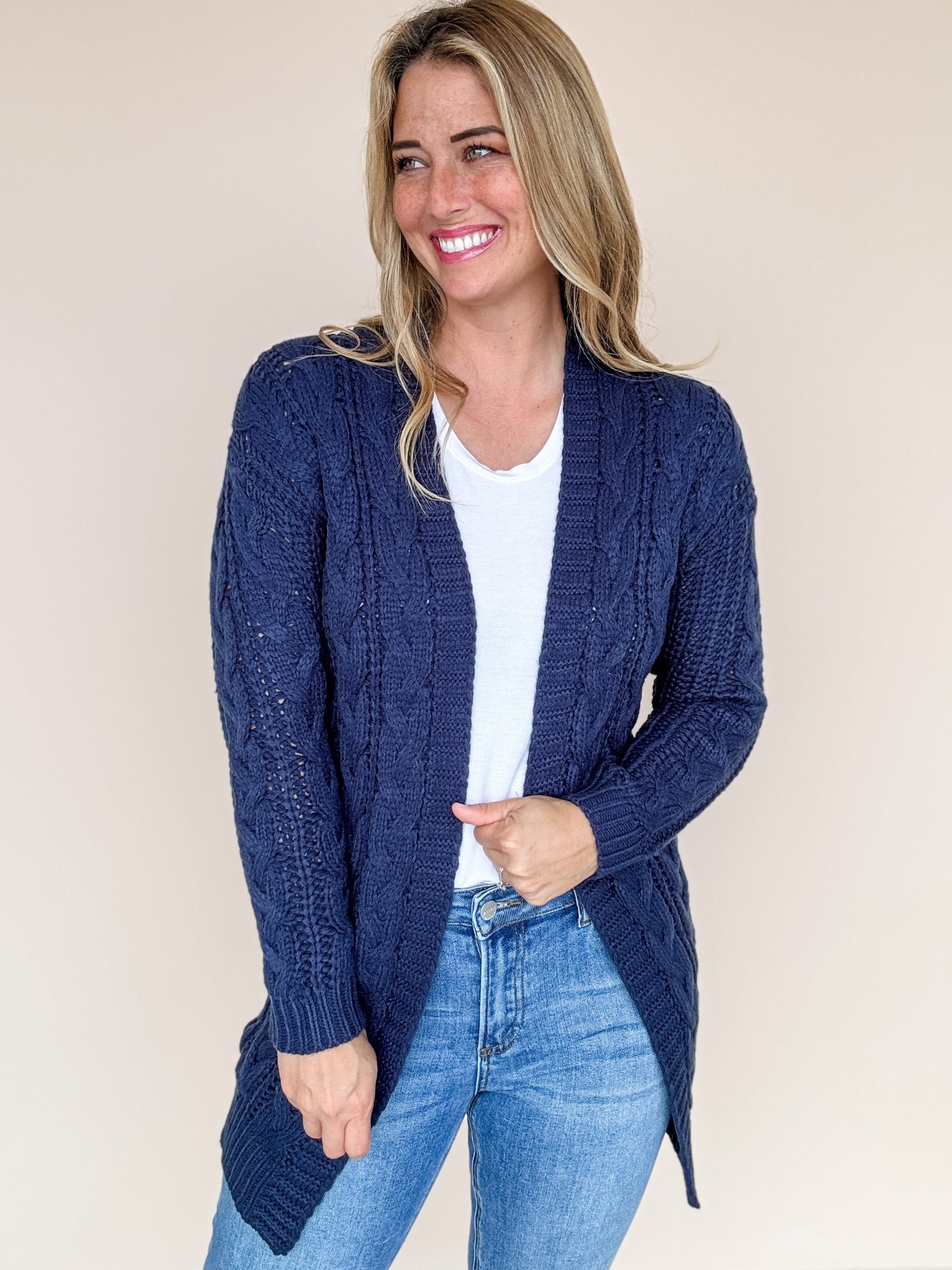 Dakota Cable Knit Cardigan