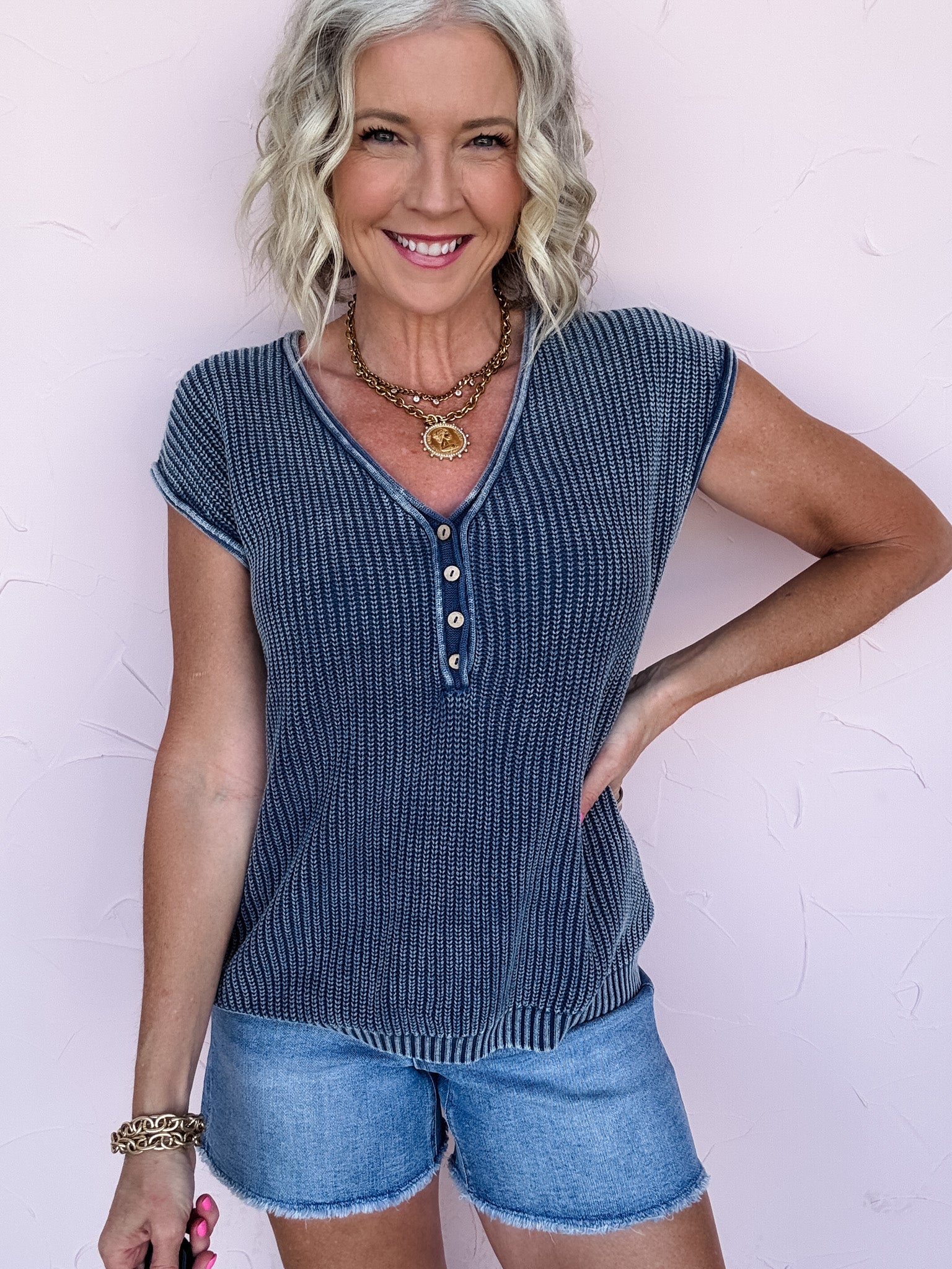 Pacific Loop Knit Henley