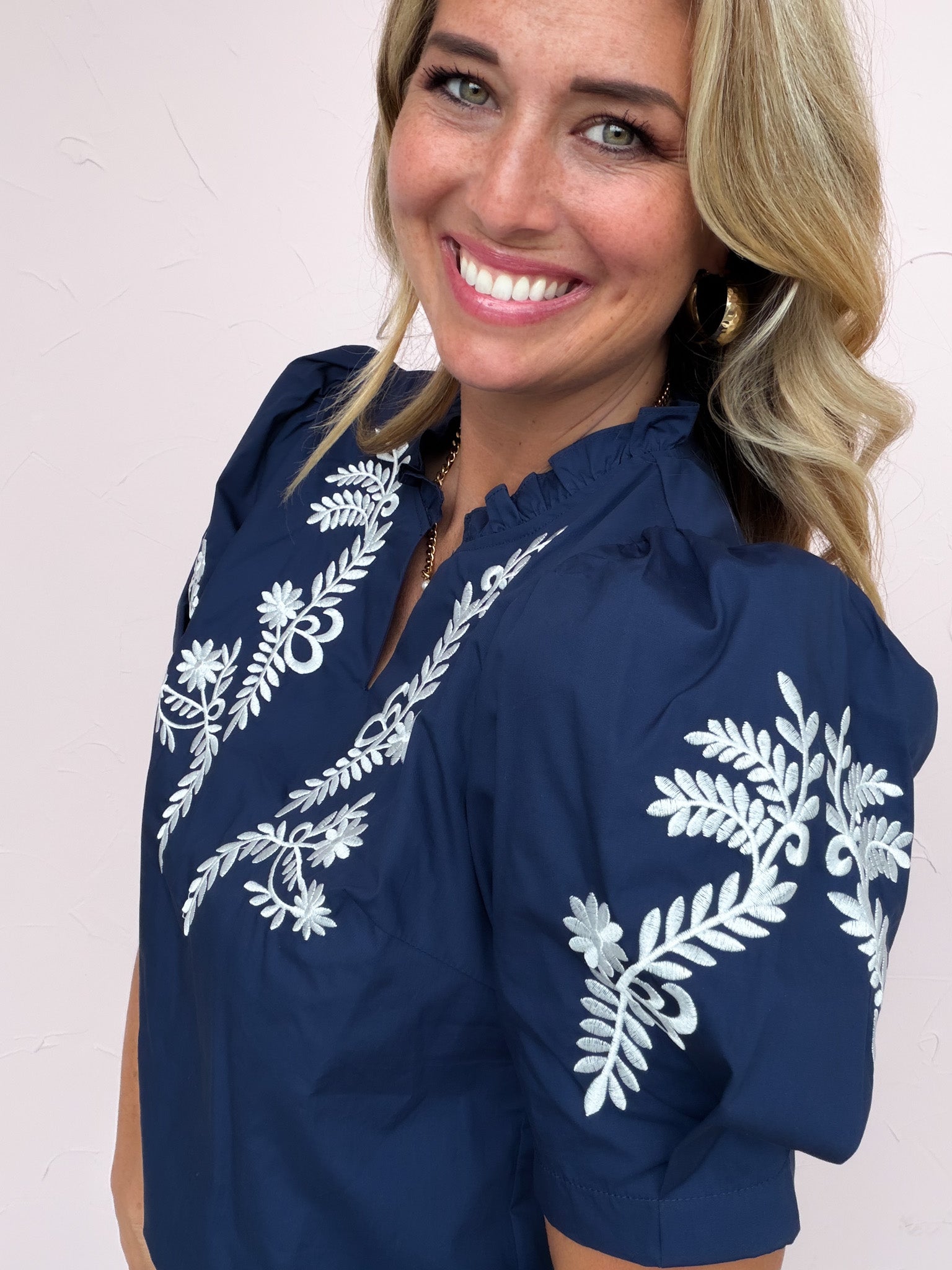 Marlowe Embroidered Top