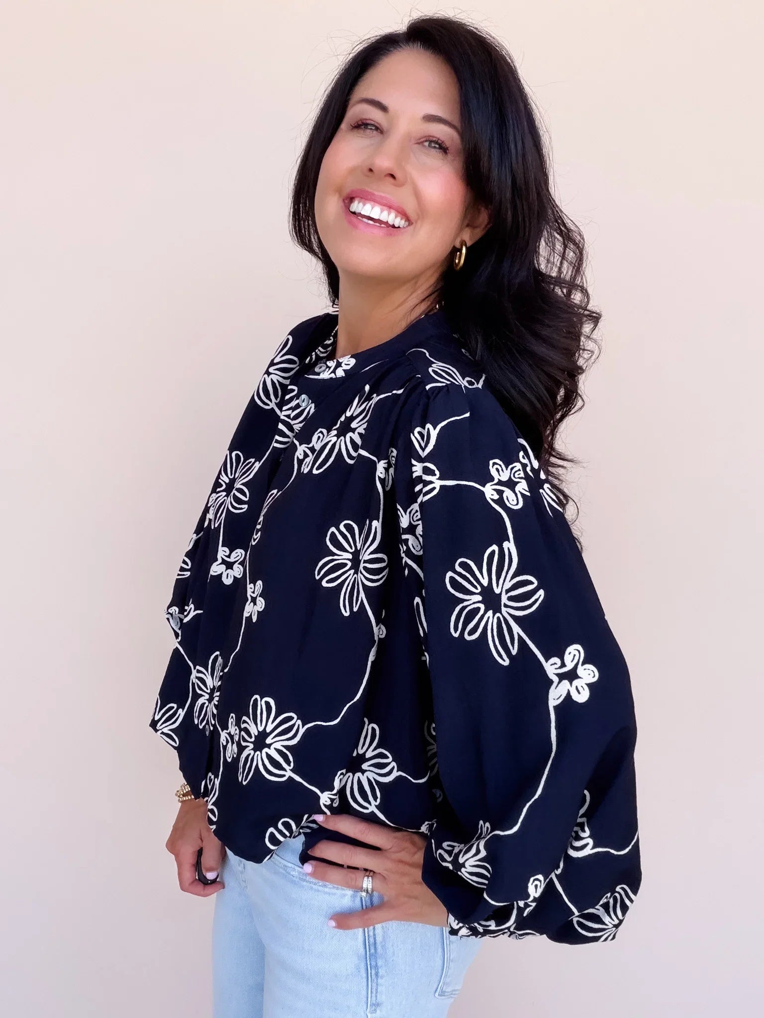 Deep Blue Darling Top