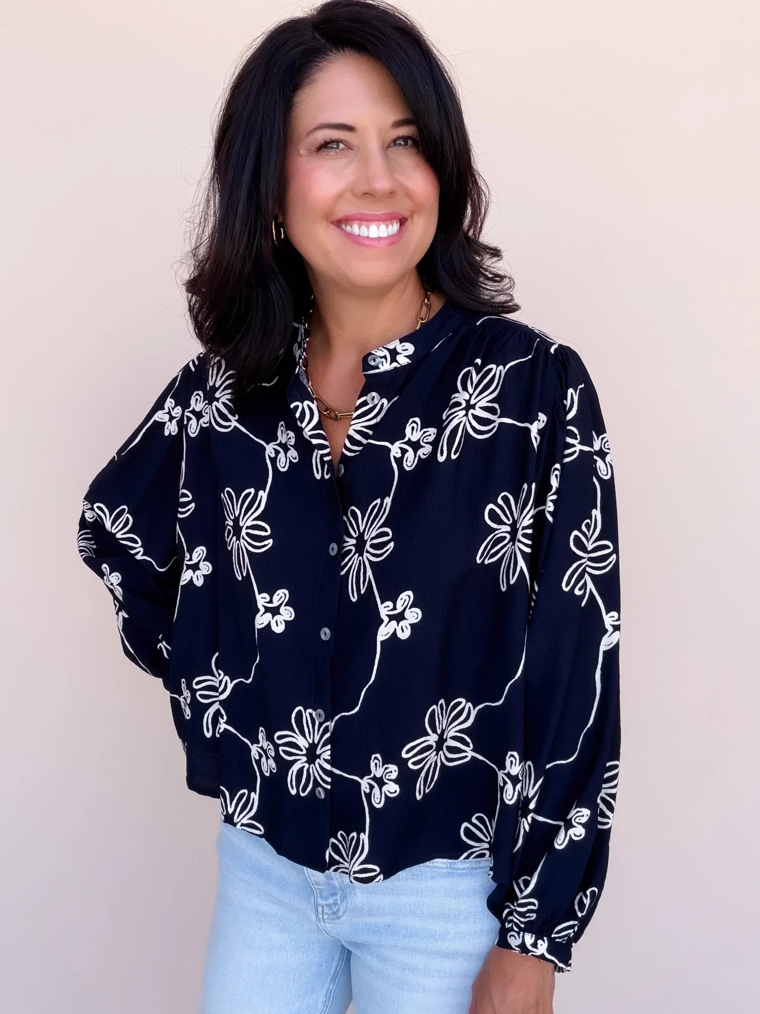 Deep Blue Darling Top