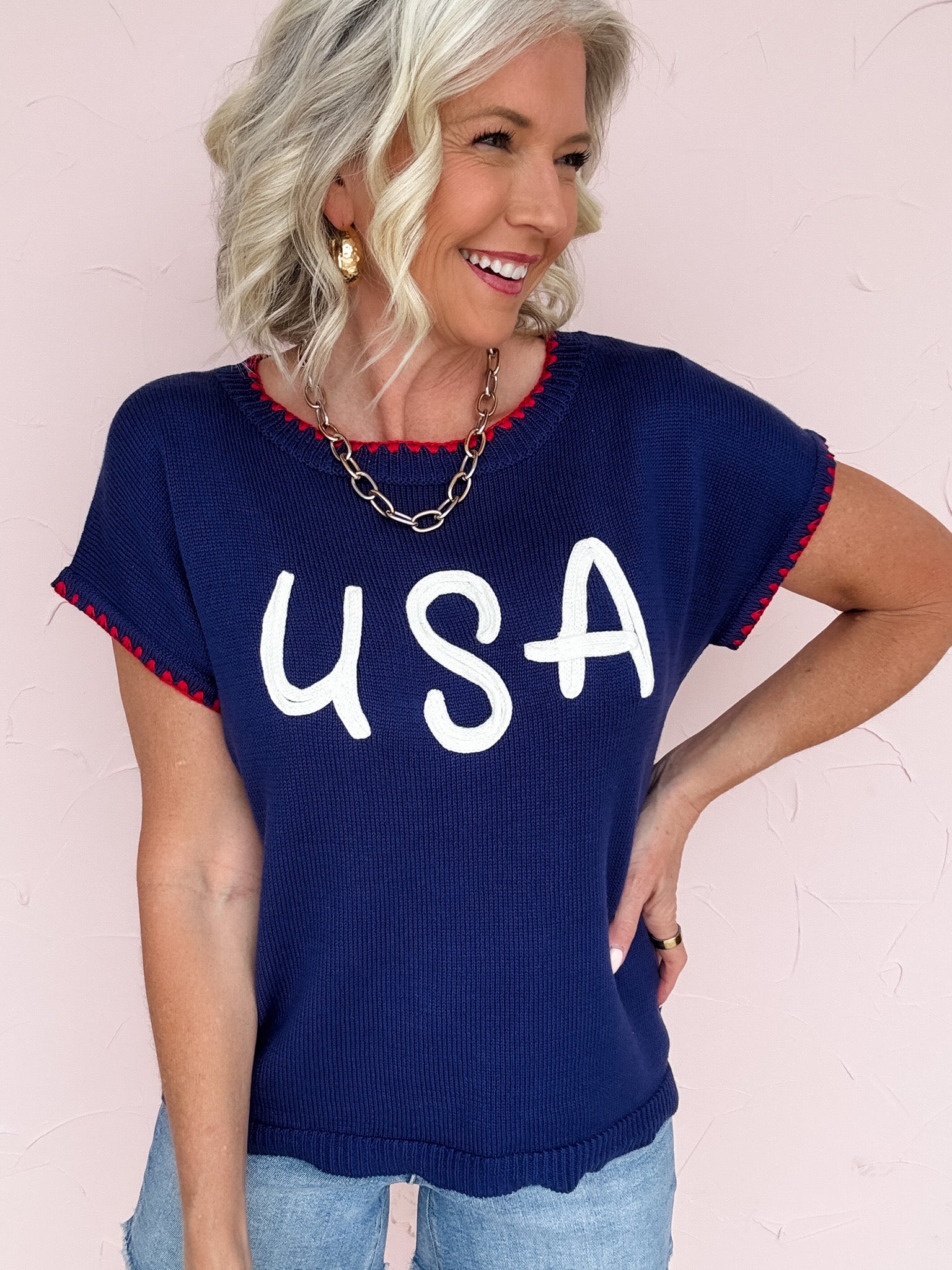 USA Knit Top