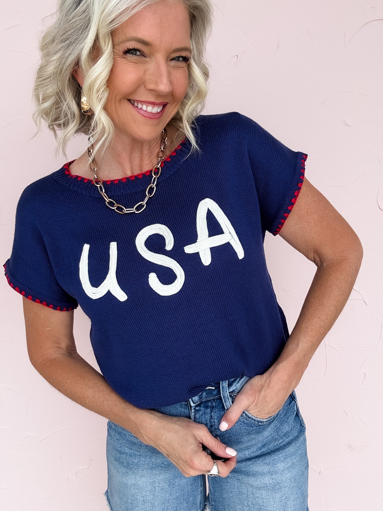 USA Knit Top