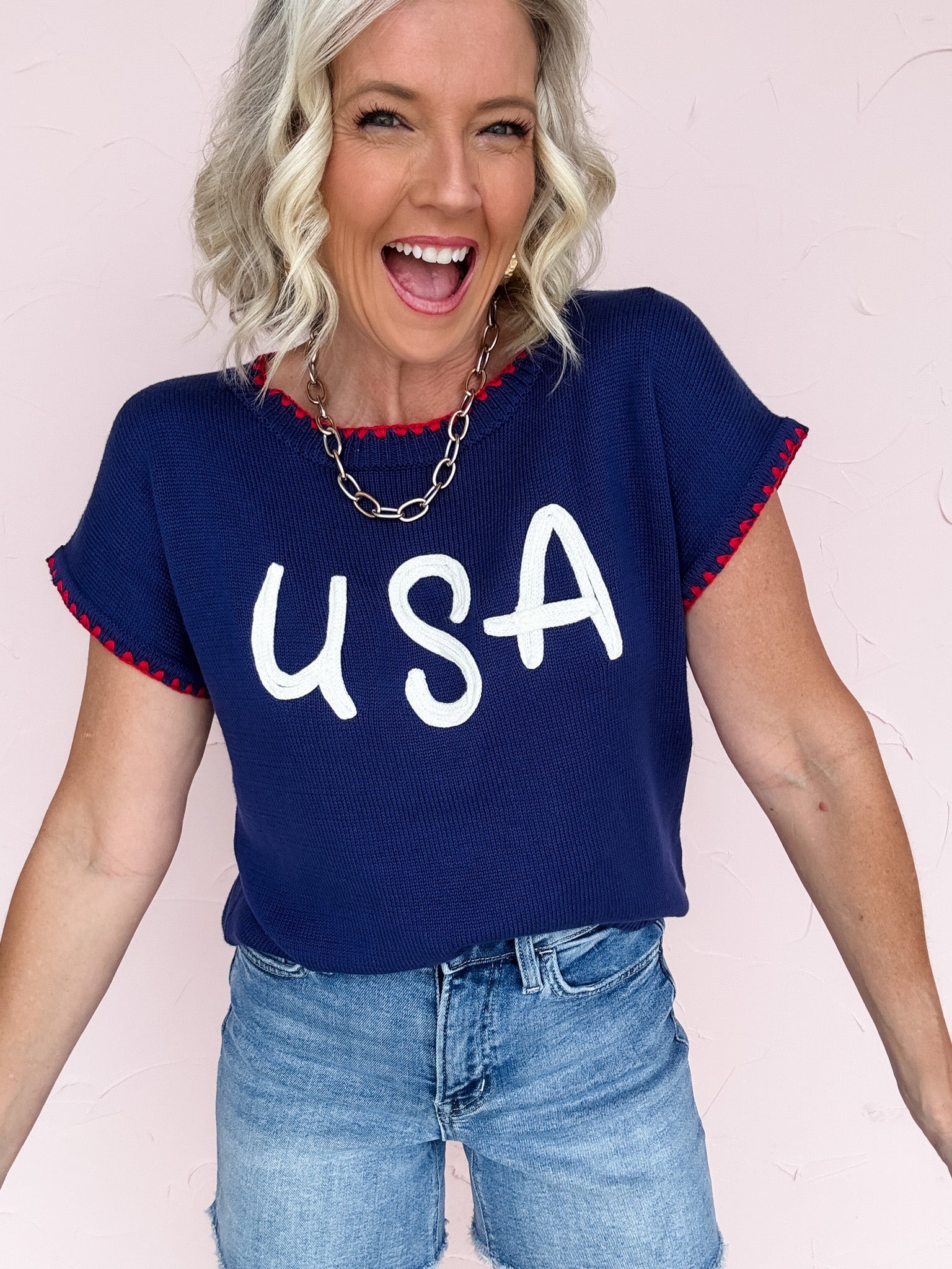USA Knit Top