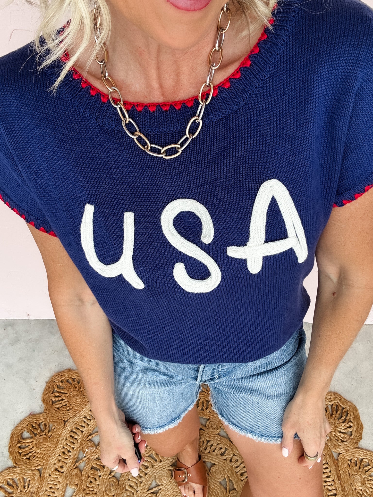 USA Knit Top