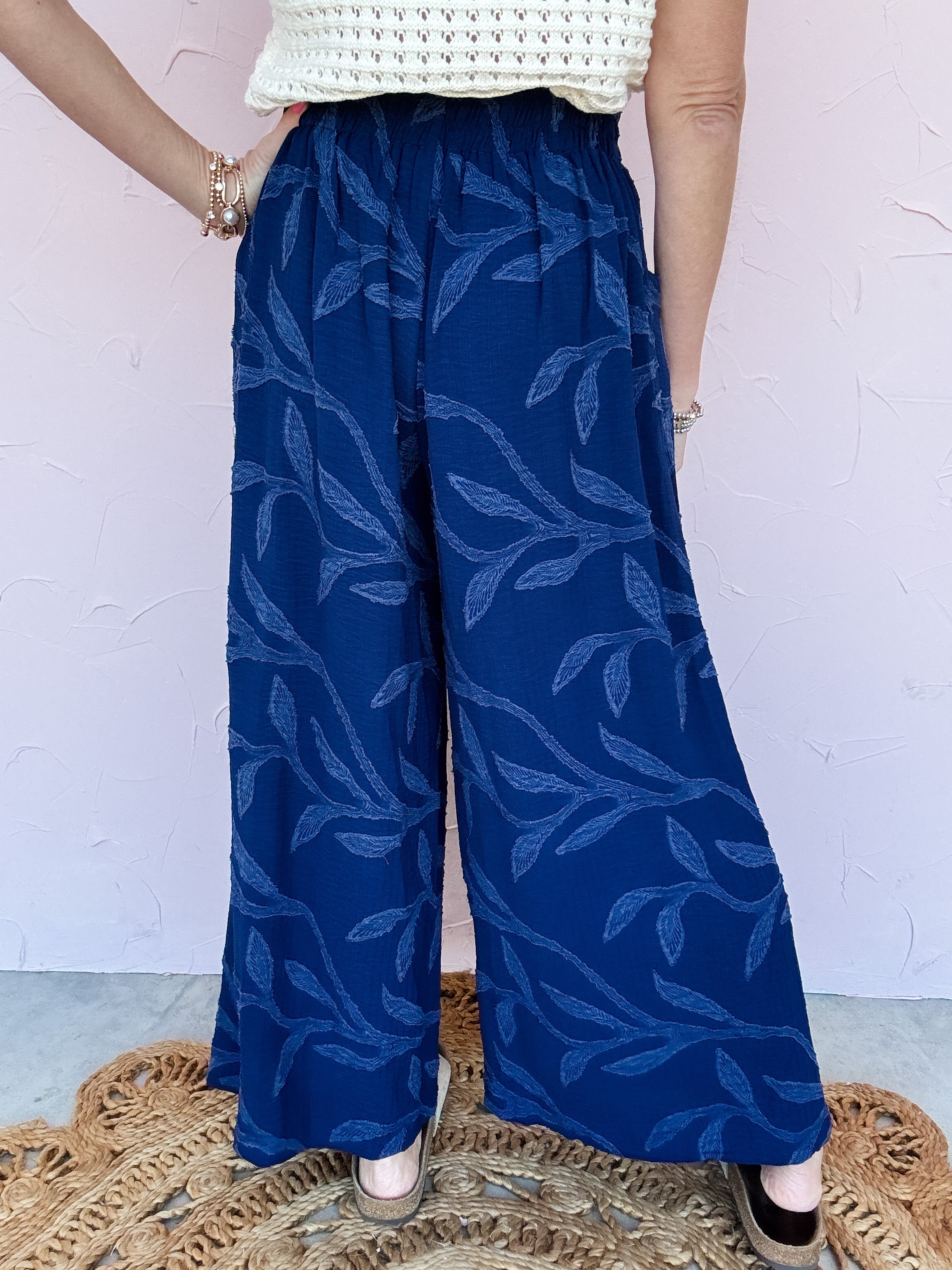 Deep Tide Wide Leg Pants