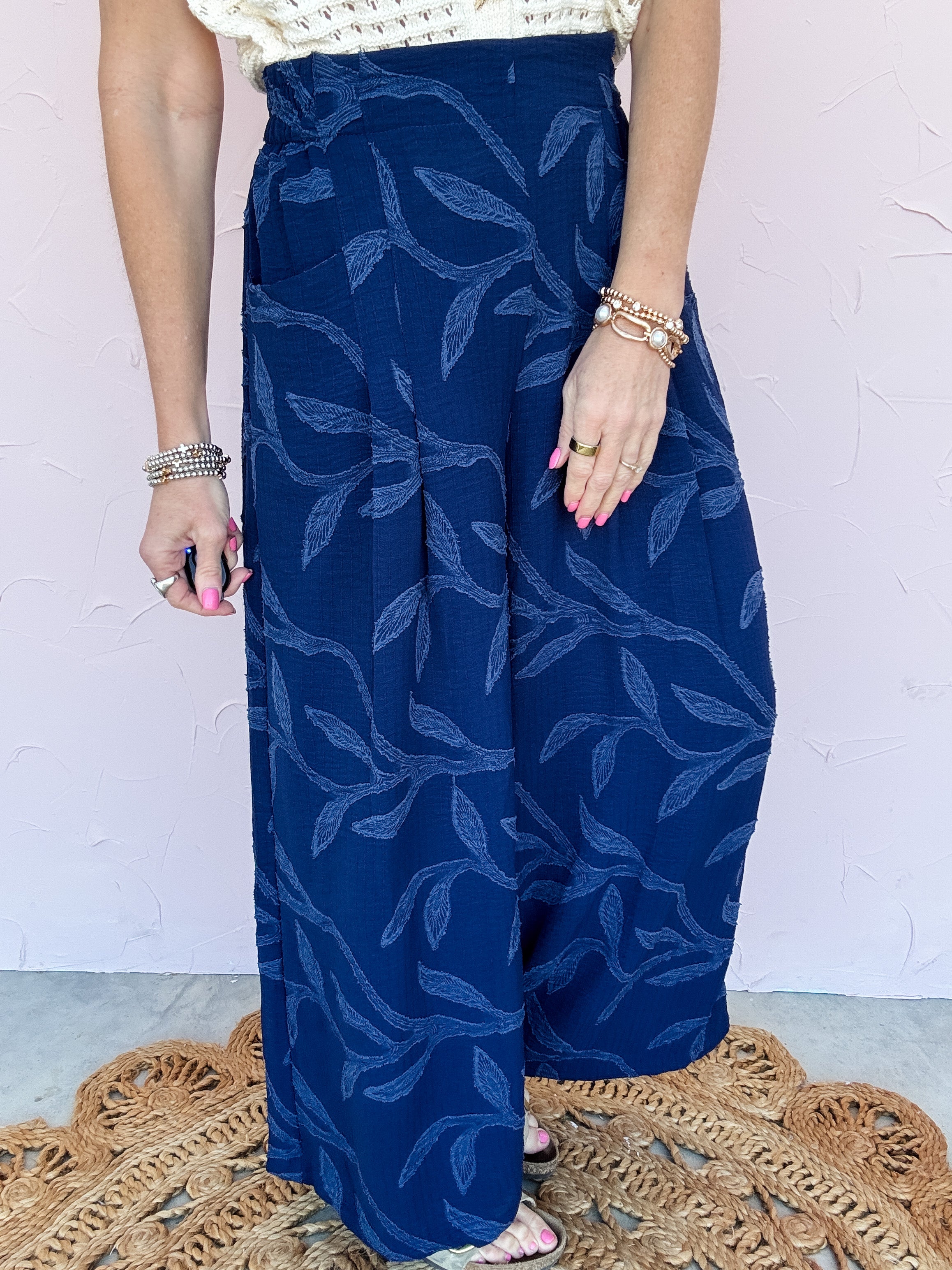 Deep Tide Wide Leg Pants