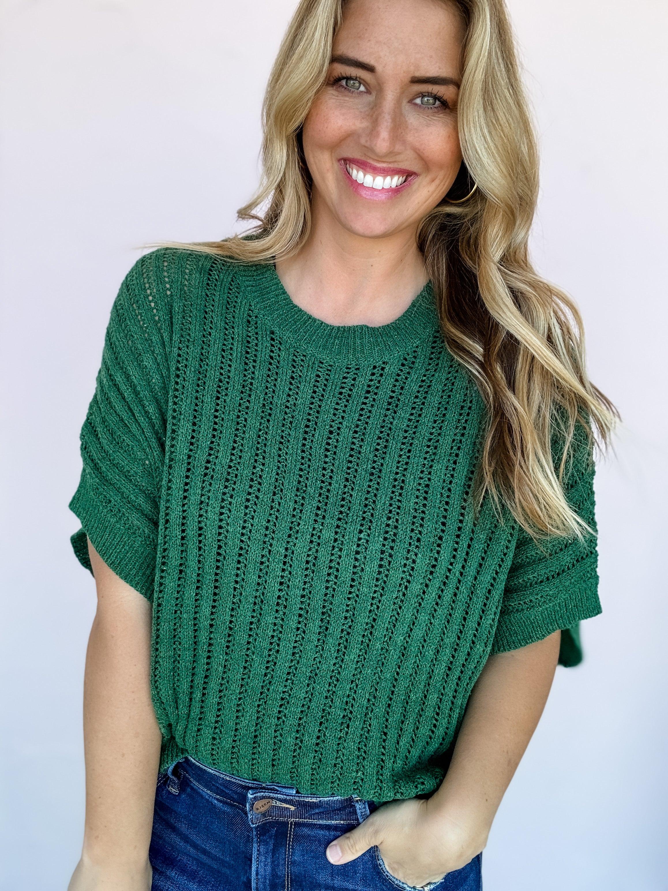 Juniper Crochet Knit Top