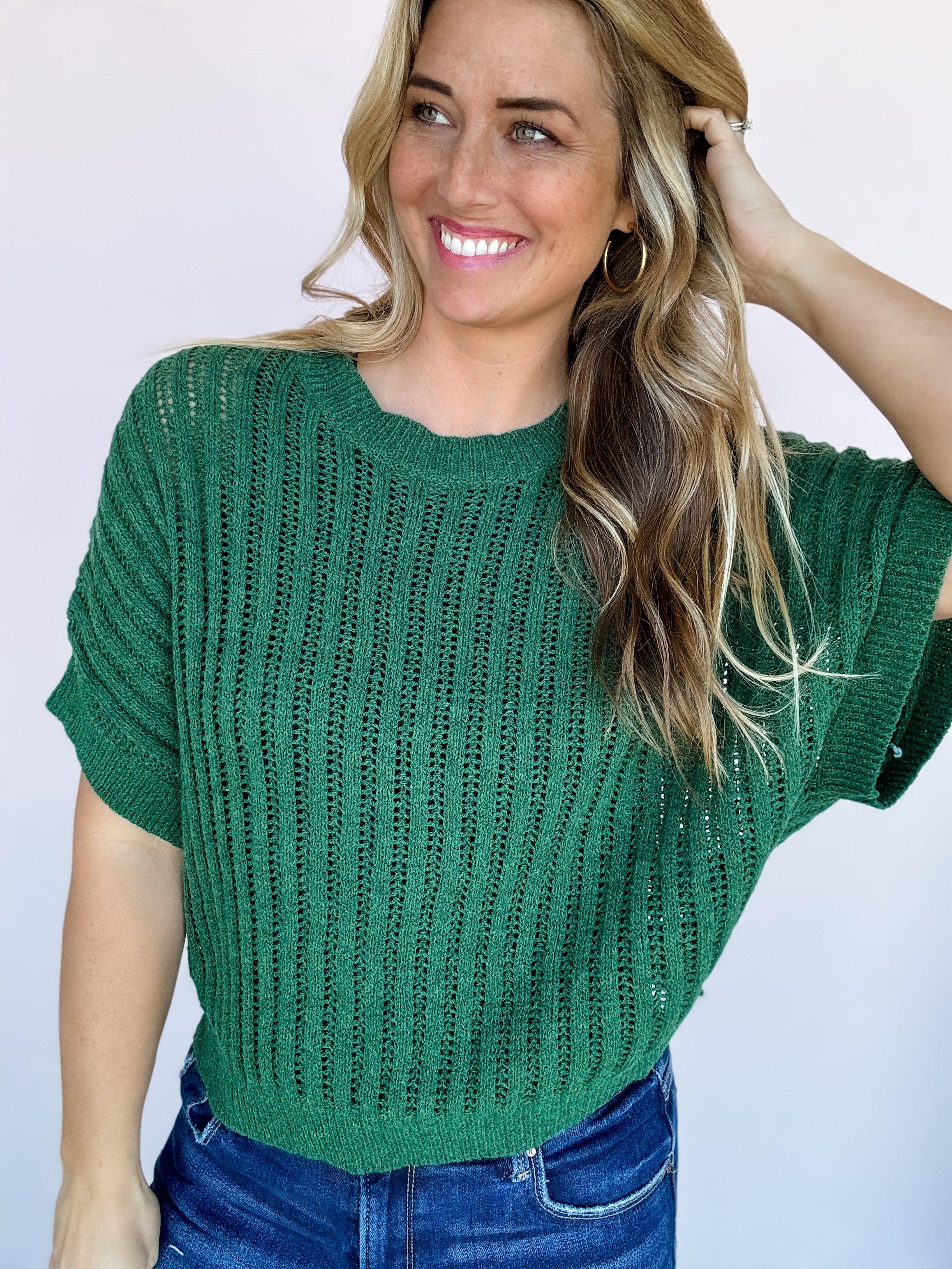 Juniper Crochet Knit Top