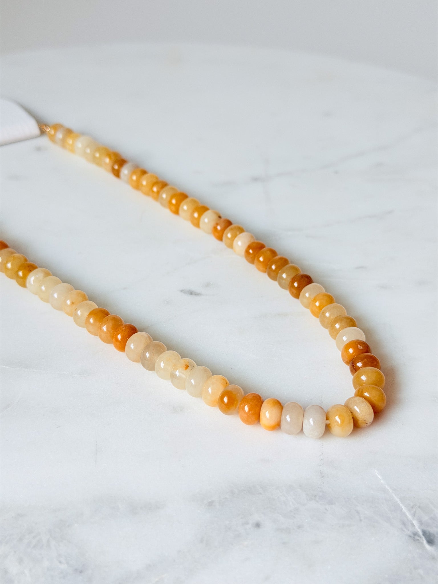 Harvest Moon Beaded Necklace