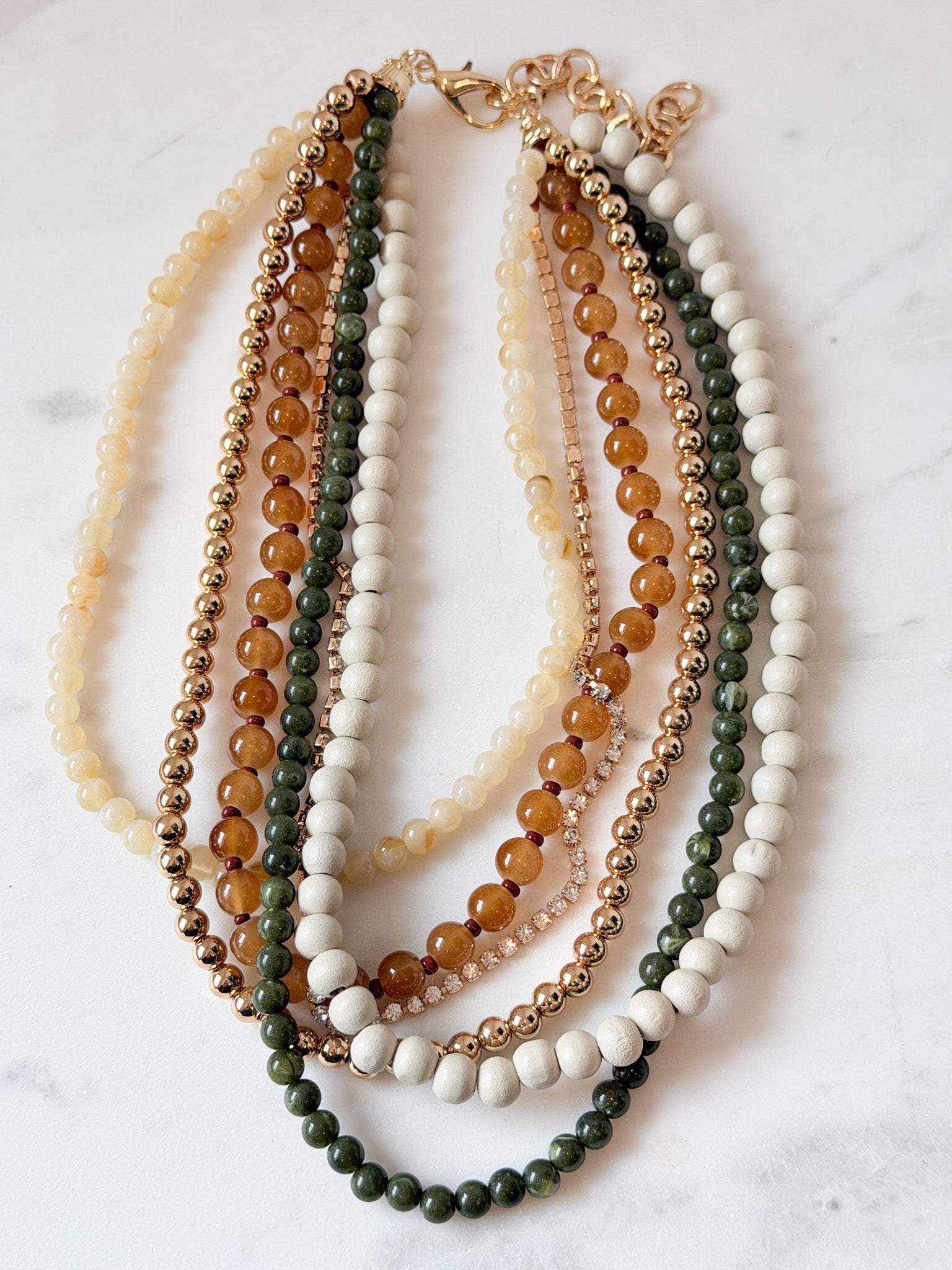 Honey Glimmer Necklace