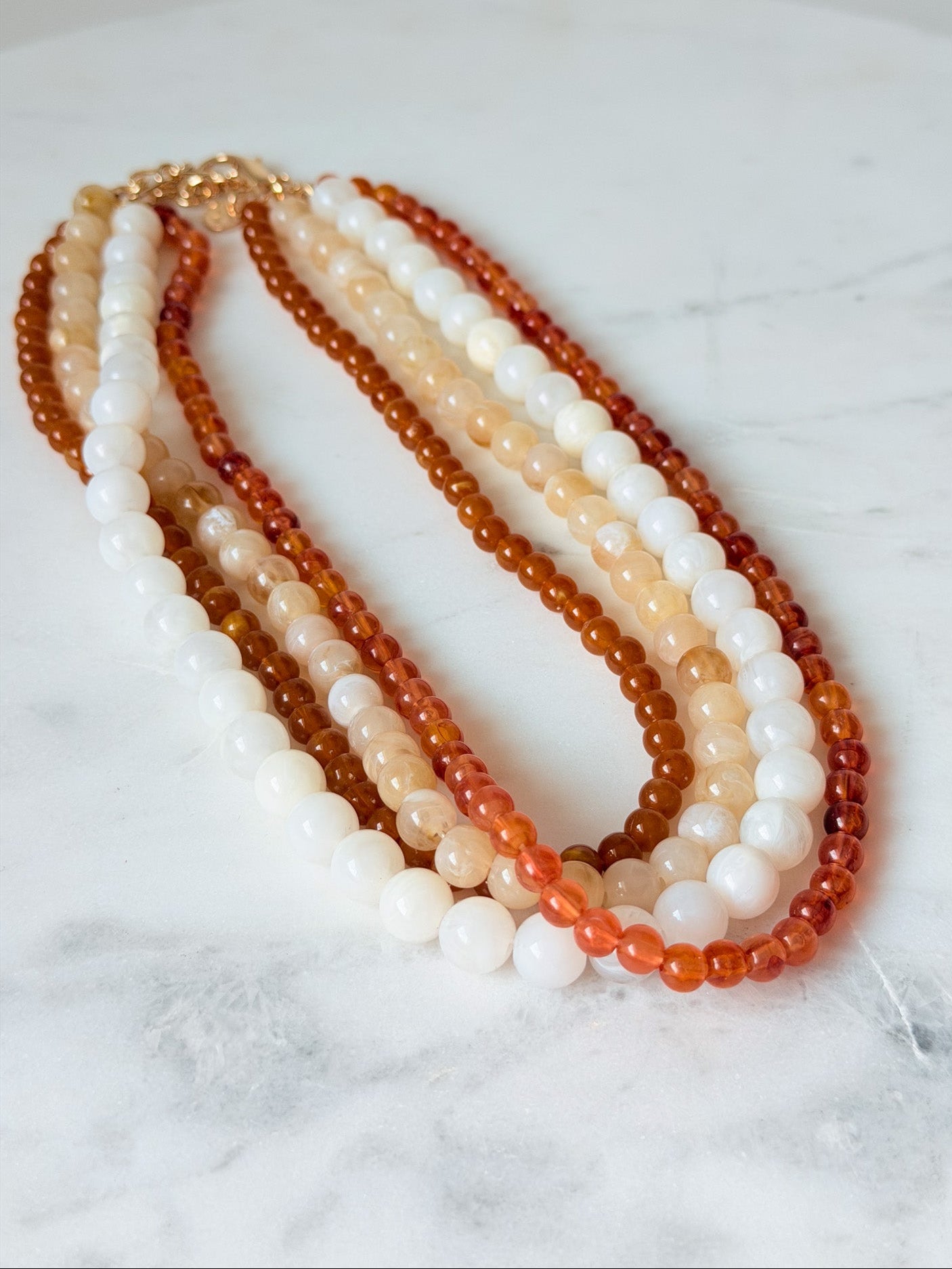 Sandy Shores Beaded Necklace