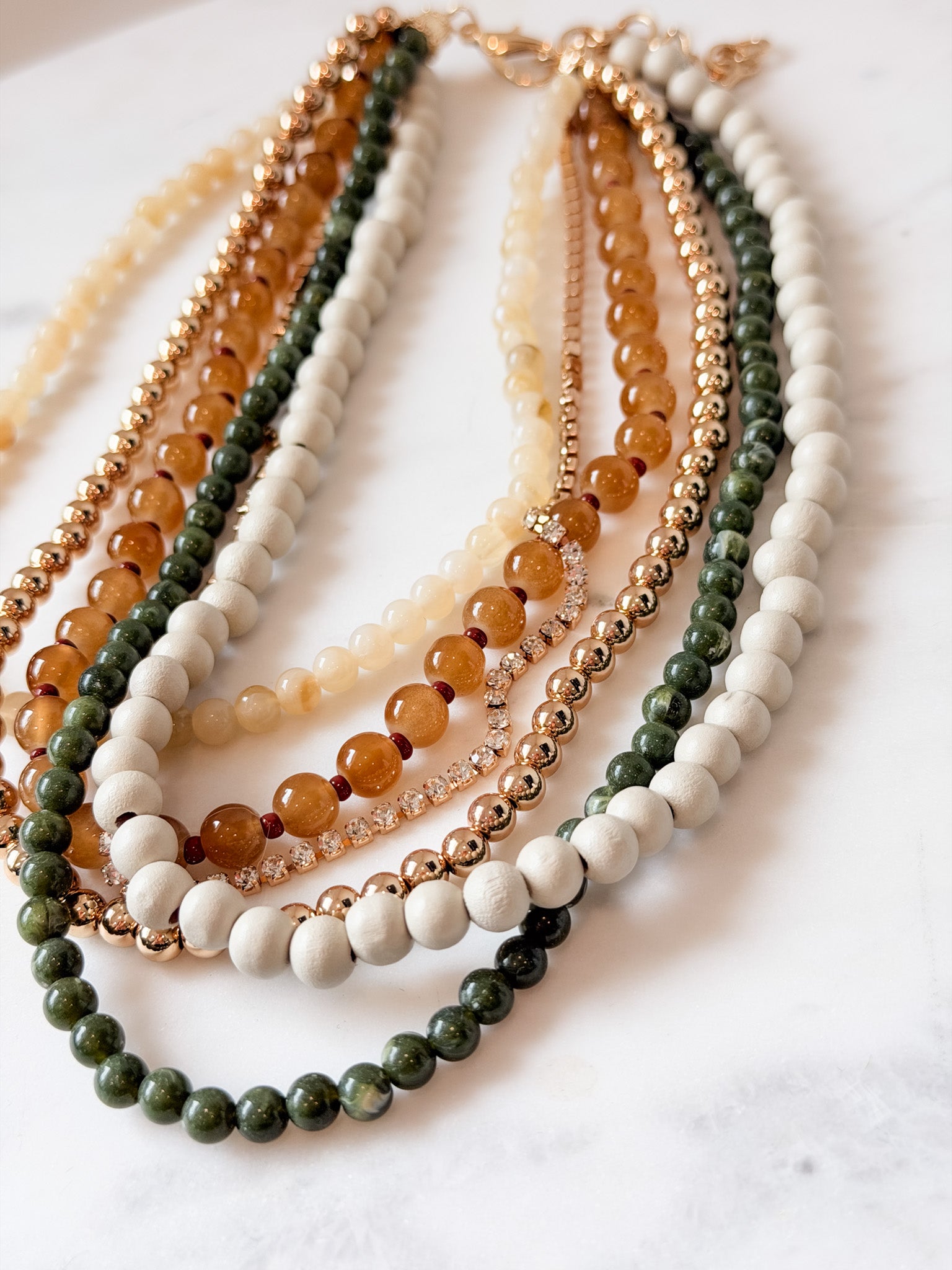Honey Glimmer Necklace