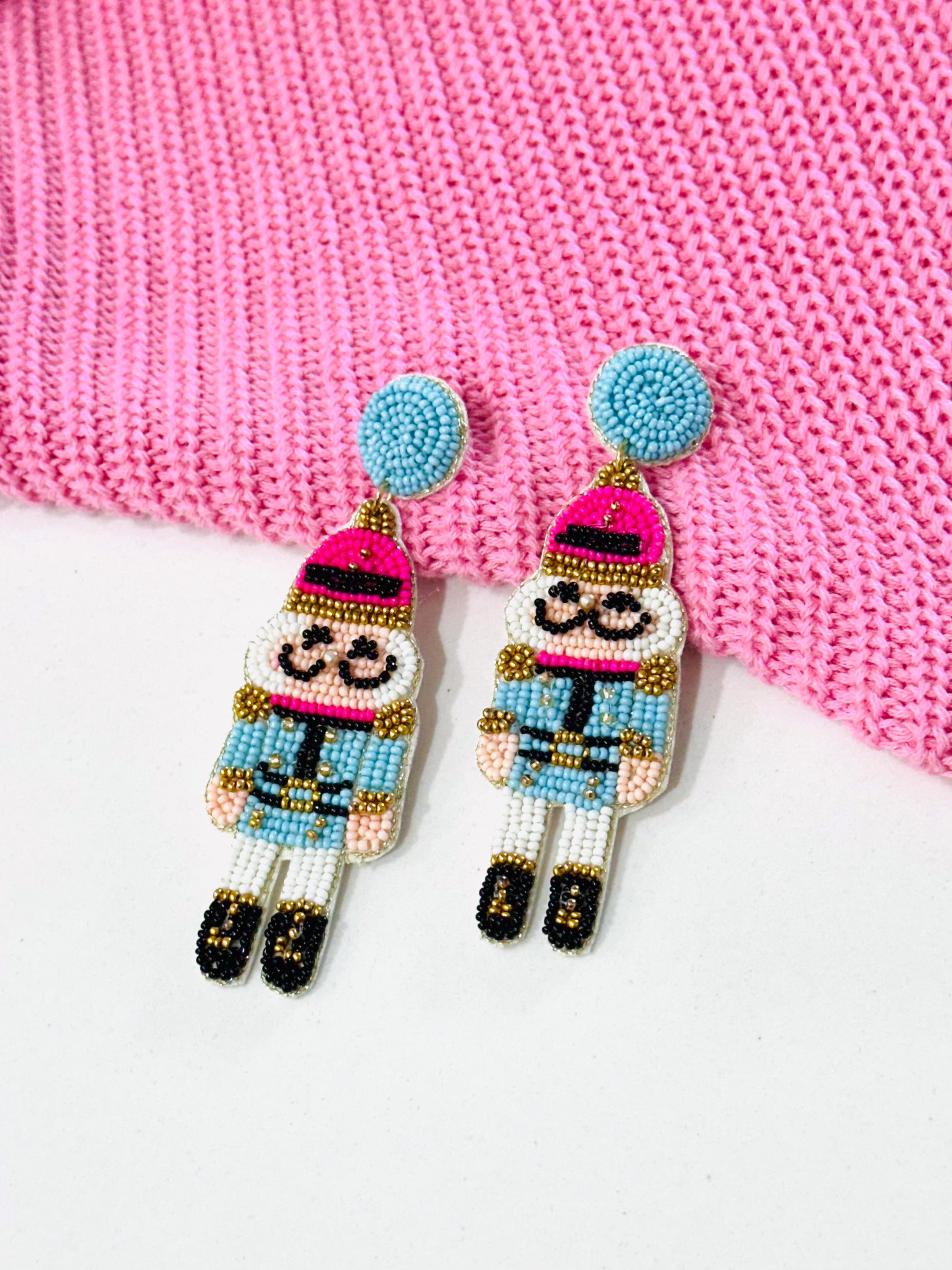 Nutcracker Beaded Earrings