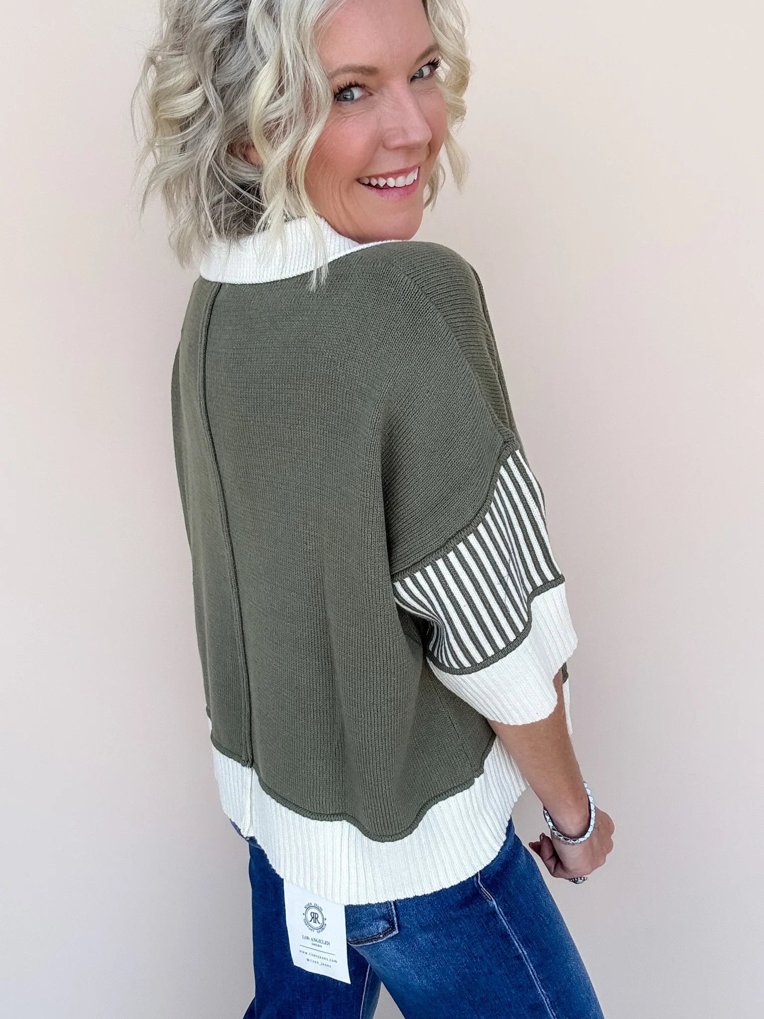 Weekend Polo Sweater | Olive