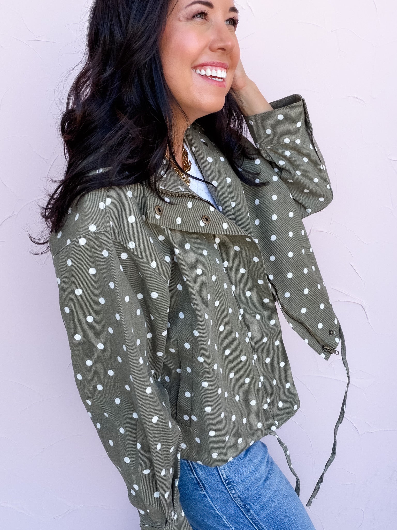 Spotted Trail Jacket | Olive