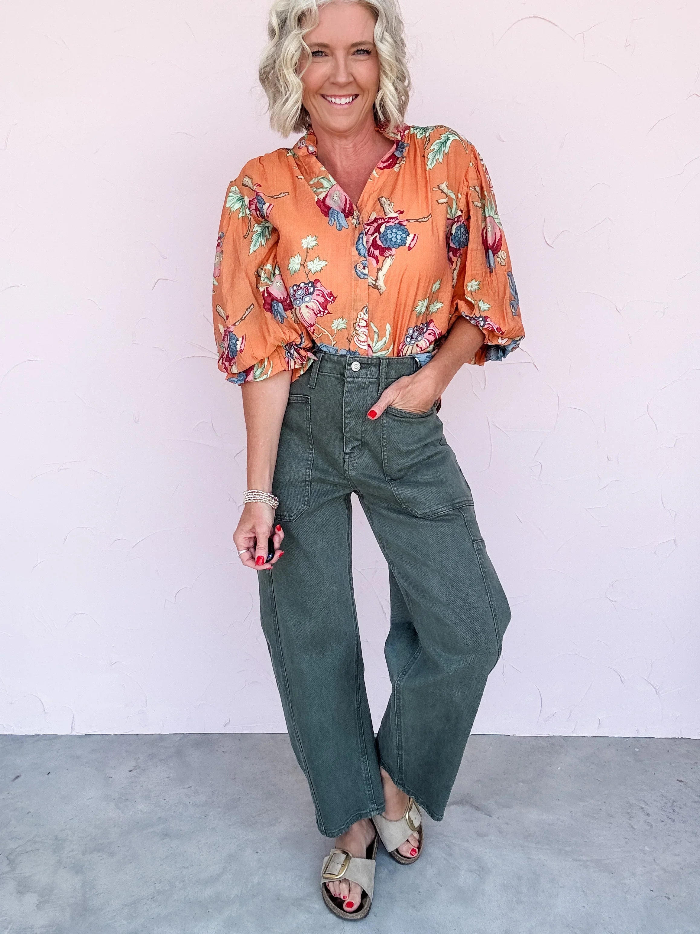 Out of Range Barrel Jeans