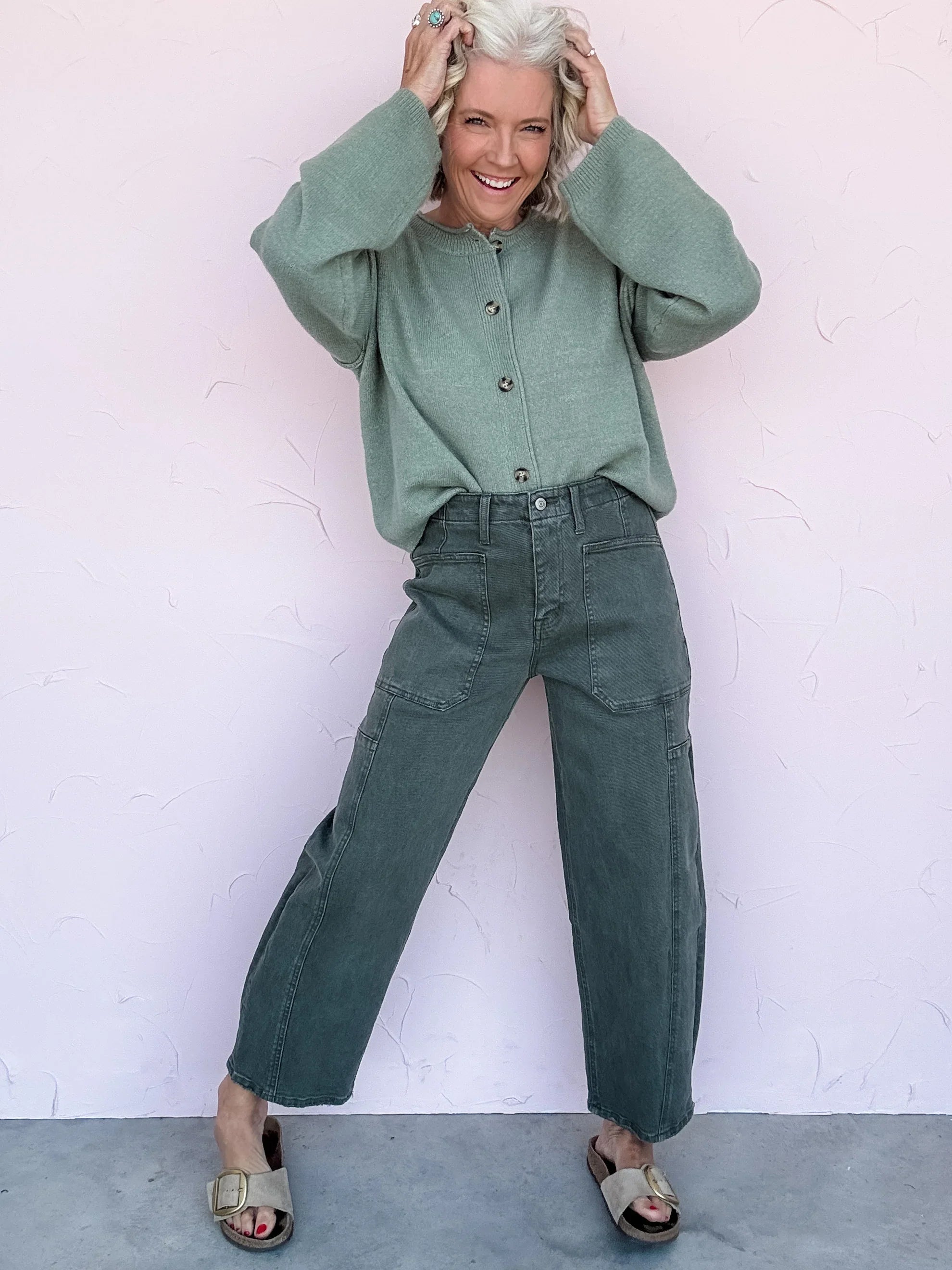 Out of Range Barrel Jeans