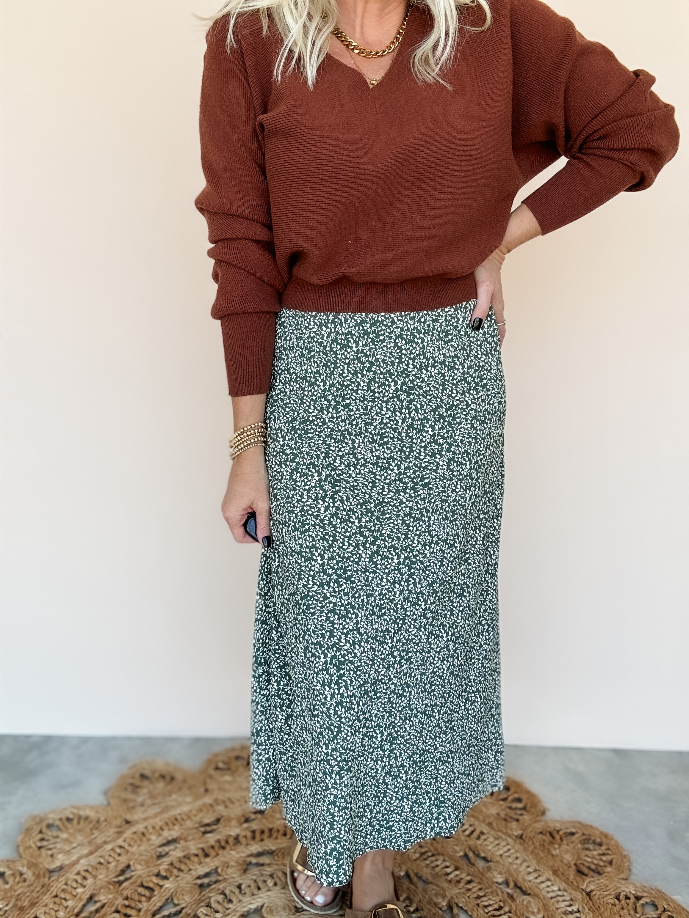 Moonlit Forest Midi Skirt