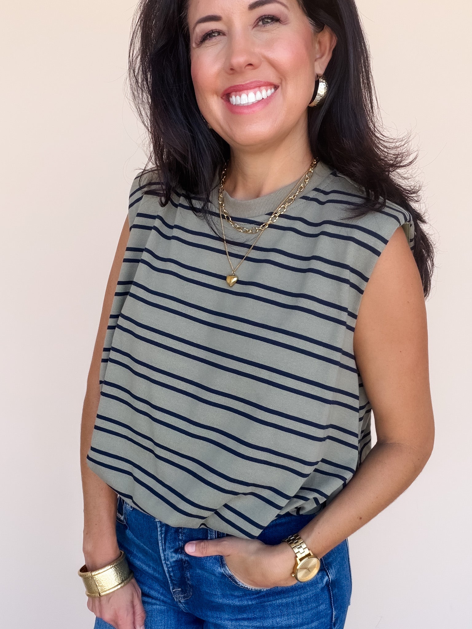 Stripe Social Top