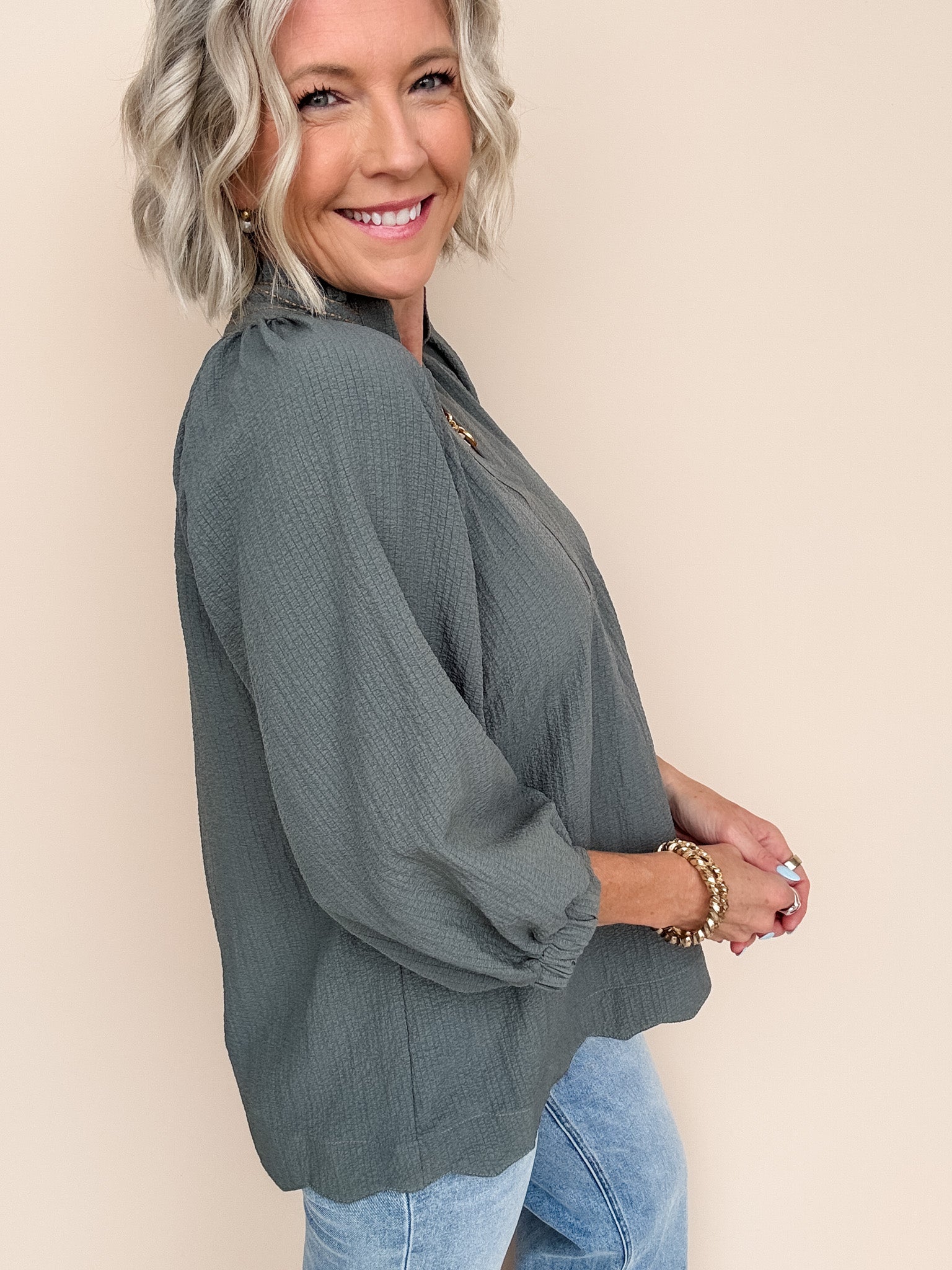 Golden Thread Top