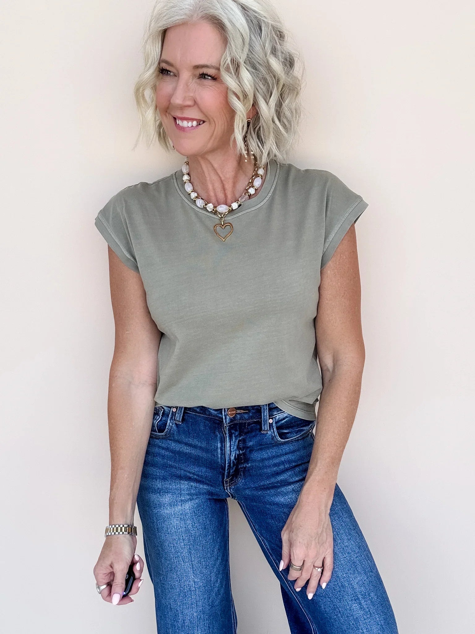 Cap It Off Tee | Olive