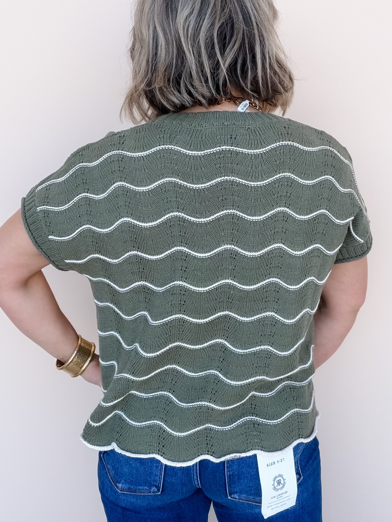 Rolling Meadow Knit Top | Olive