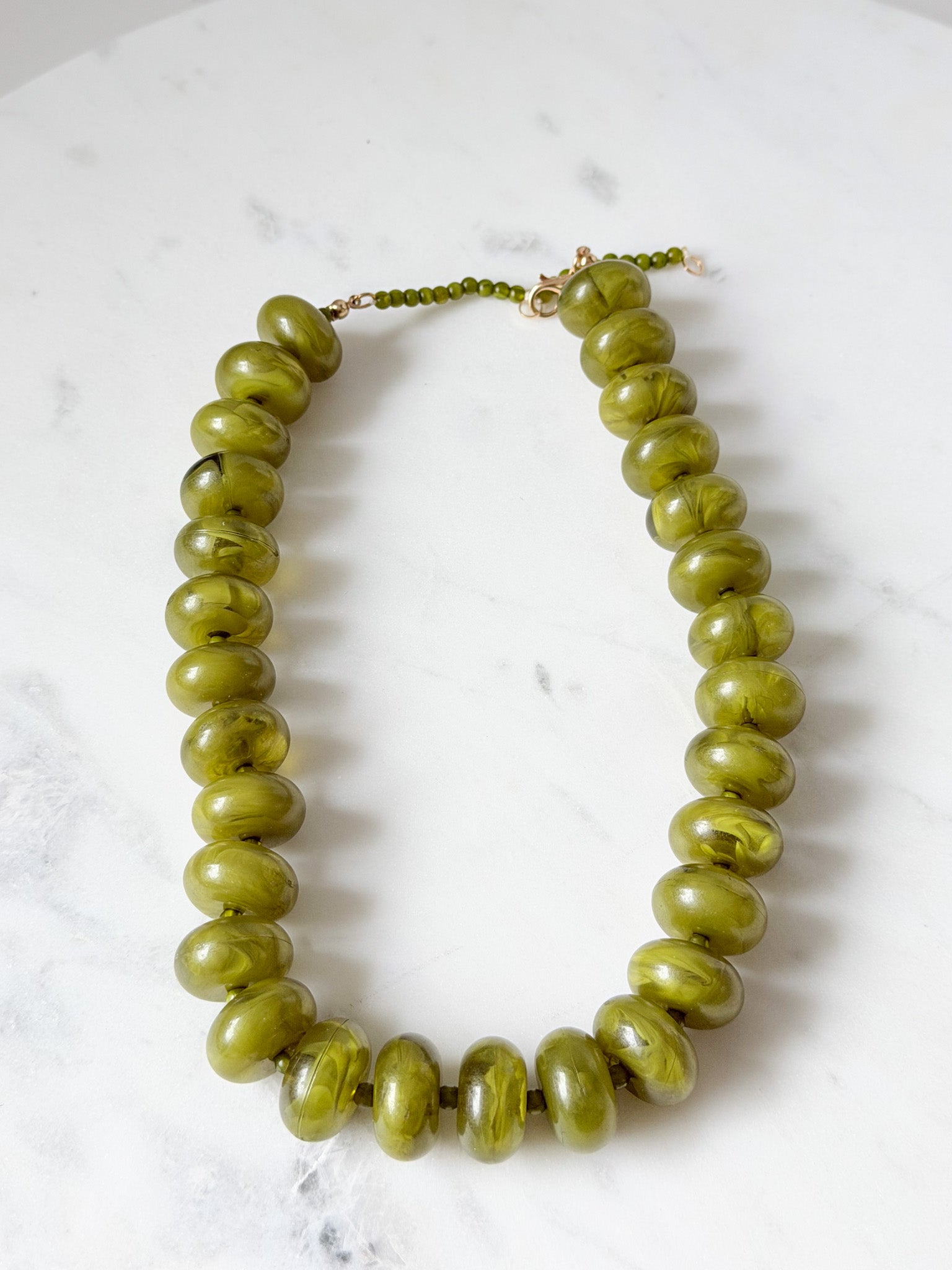 Big Olive Energy Necklace