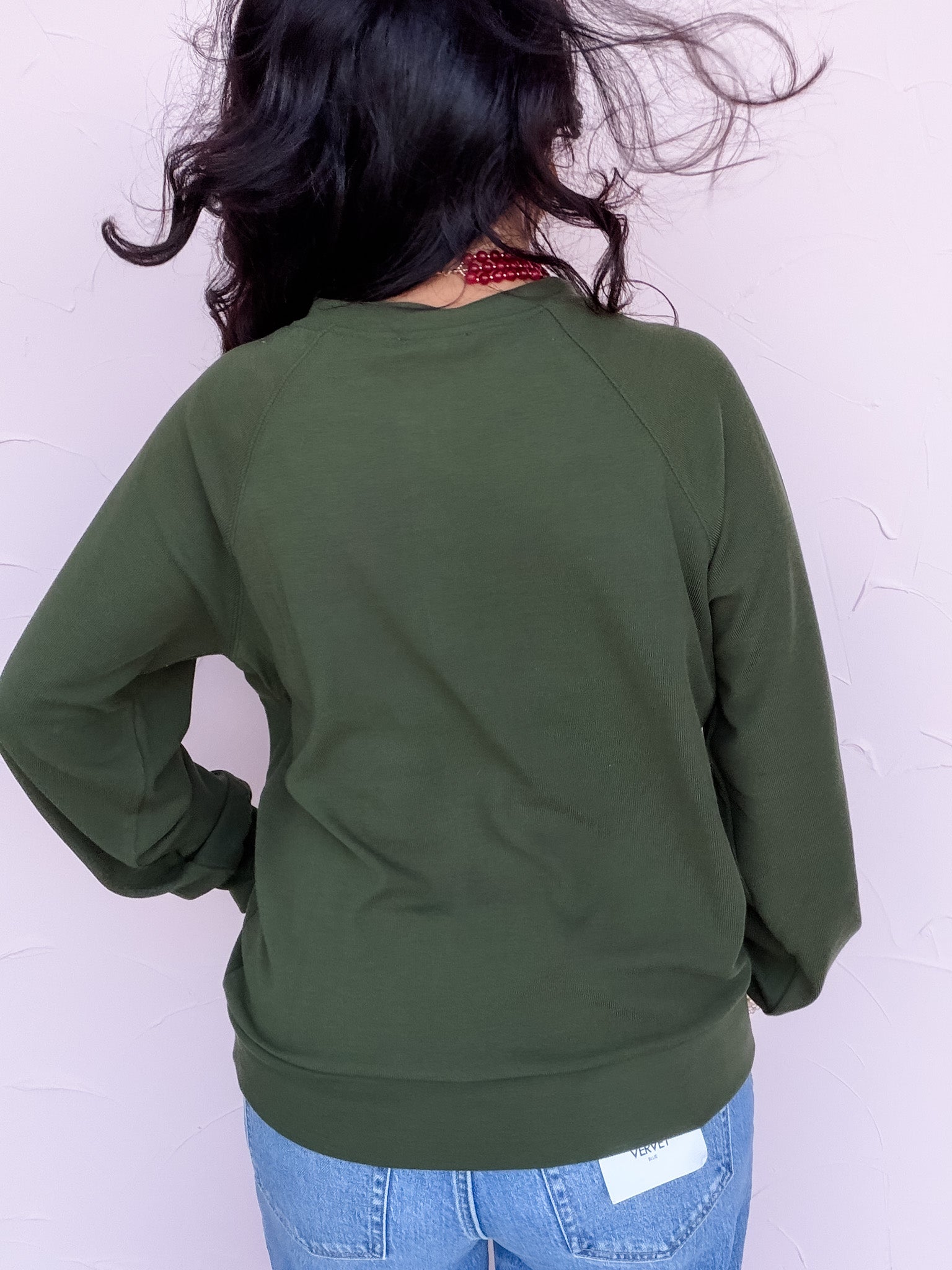 Hidden Charm Top | Olive