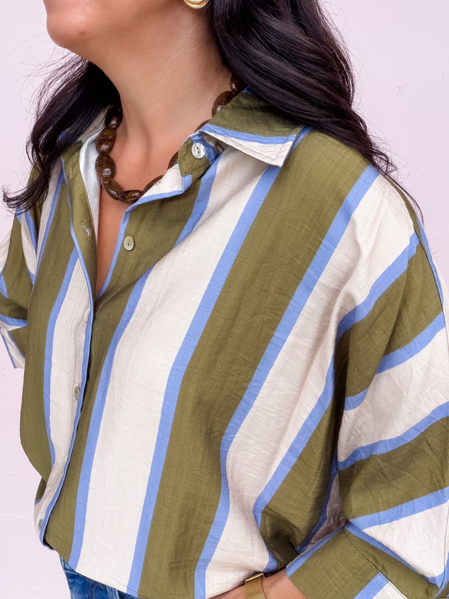 Olive & Iris Top
