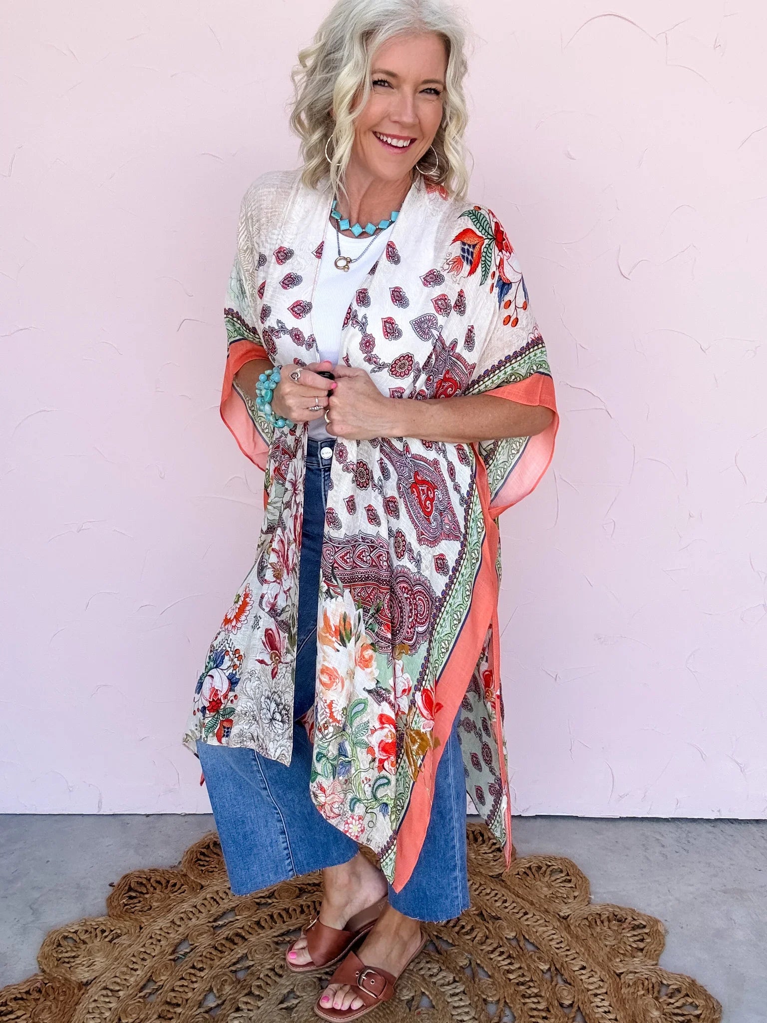 Bellflower Kimono