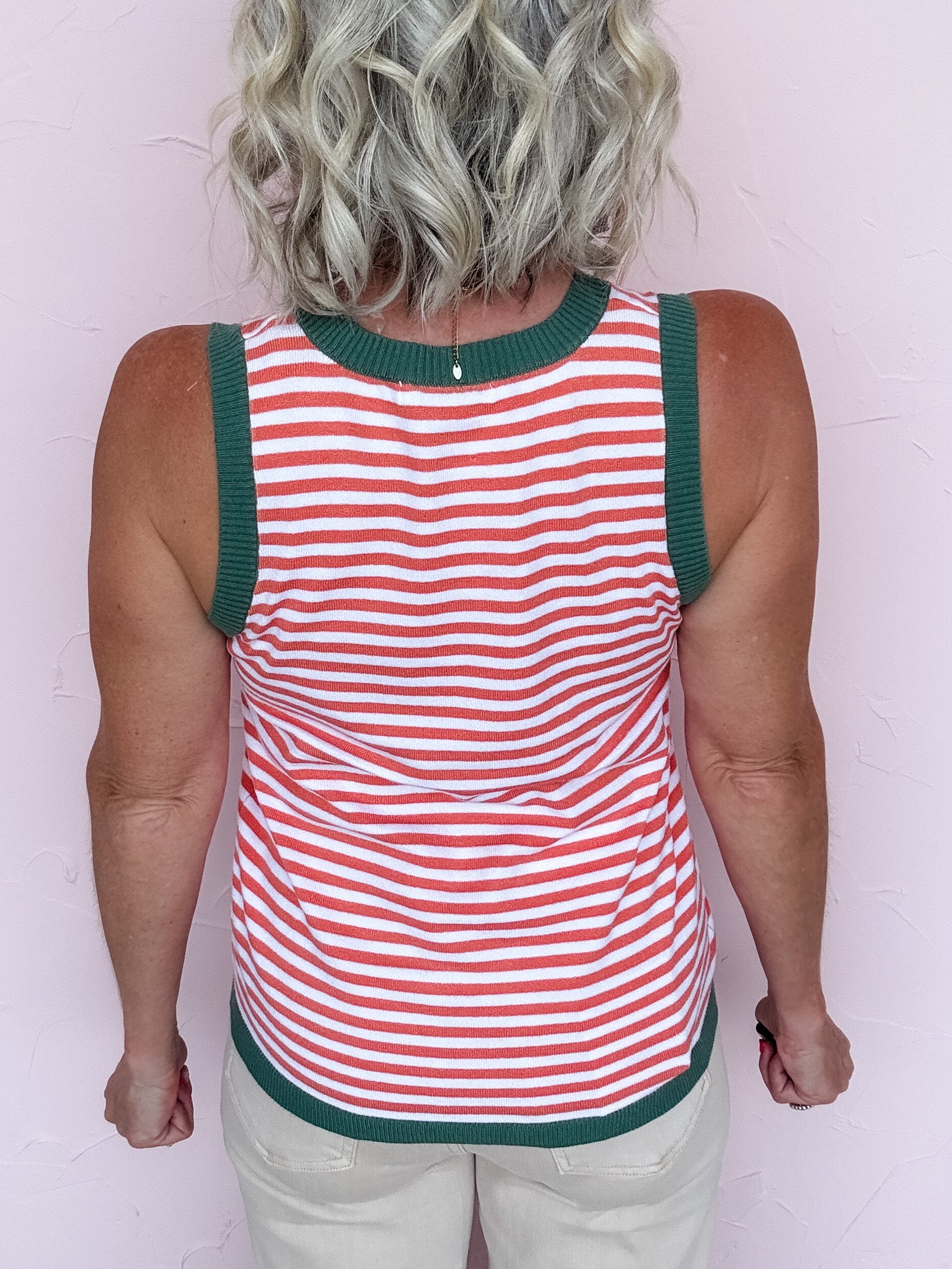 Color Block Knit Tank