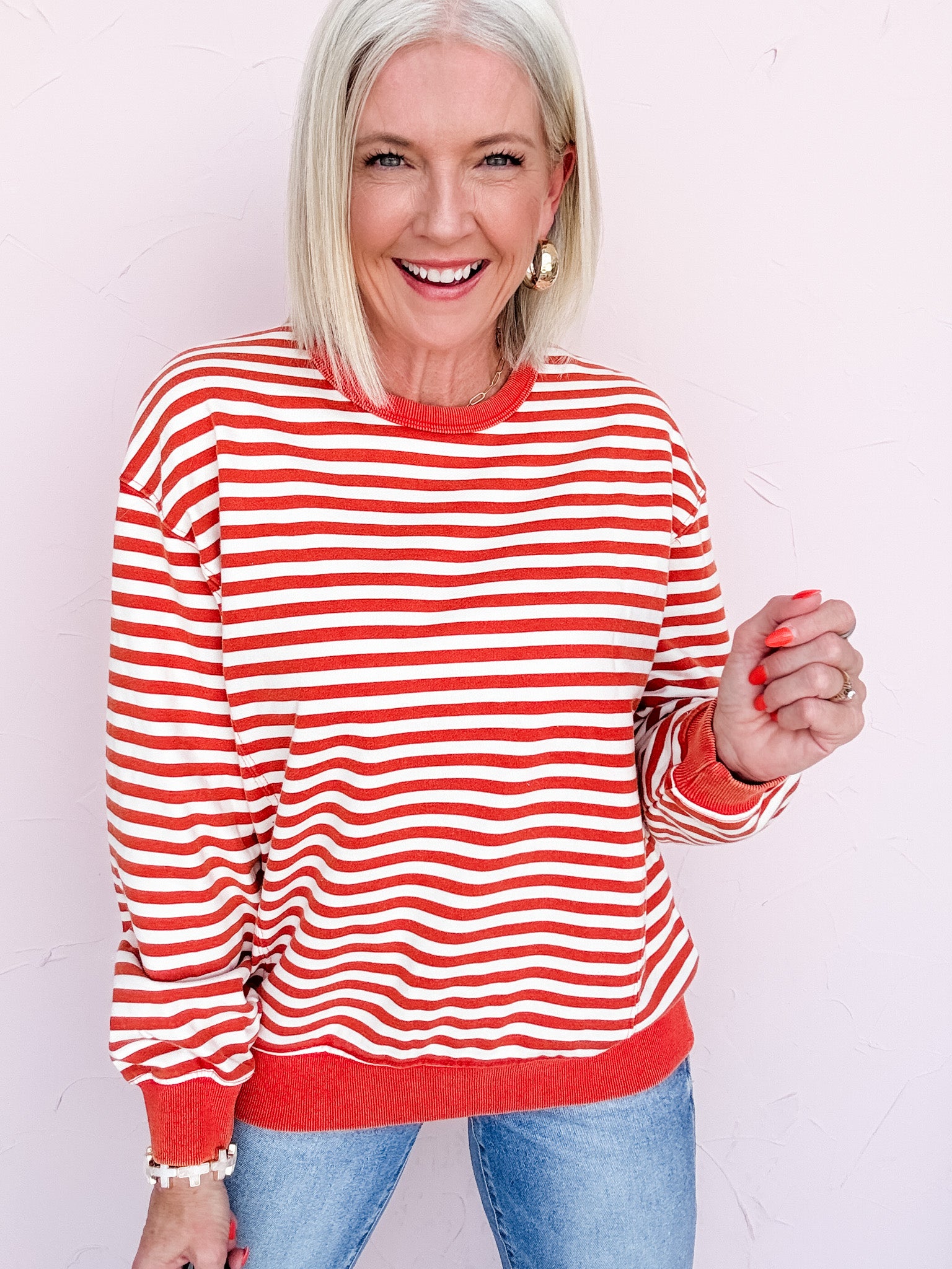 Harvest Stripe Pullover