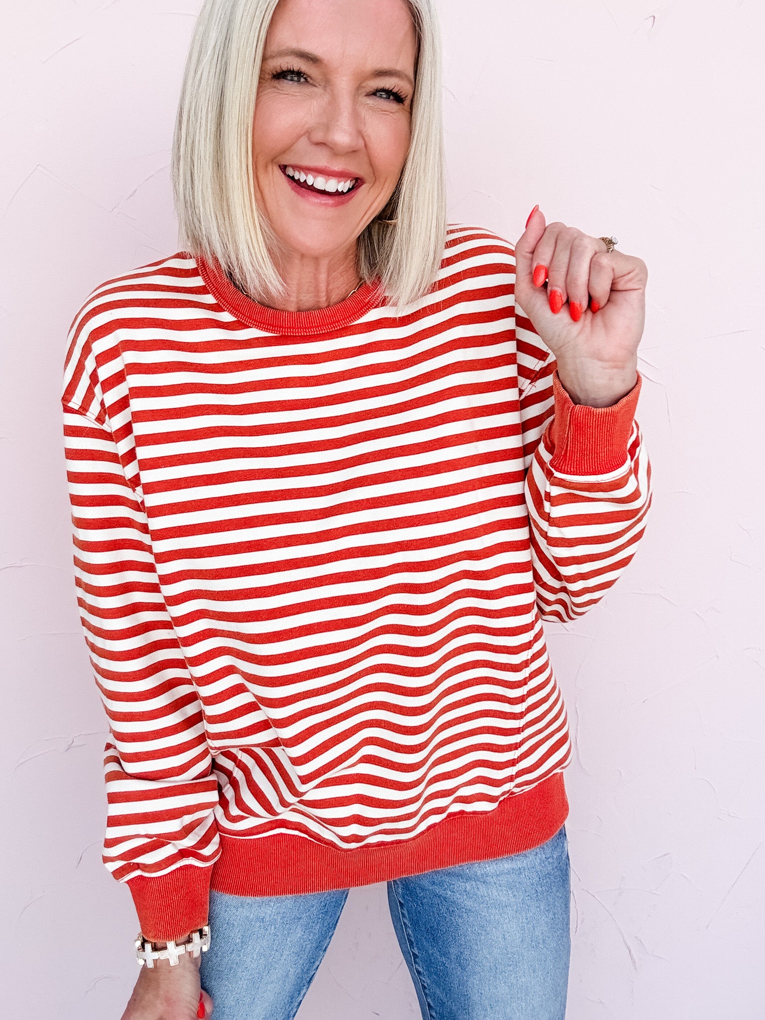 Harvest Stripe Pullover