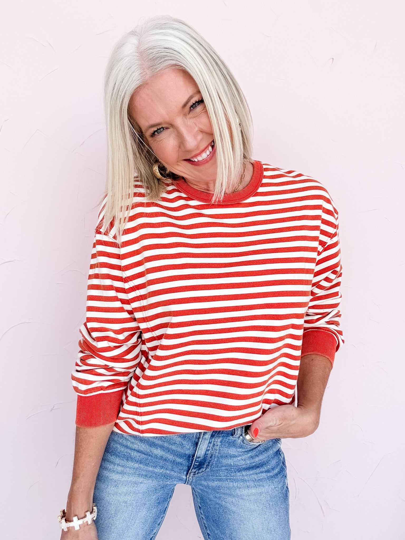 Harvest Stripe Pullover