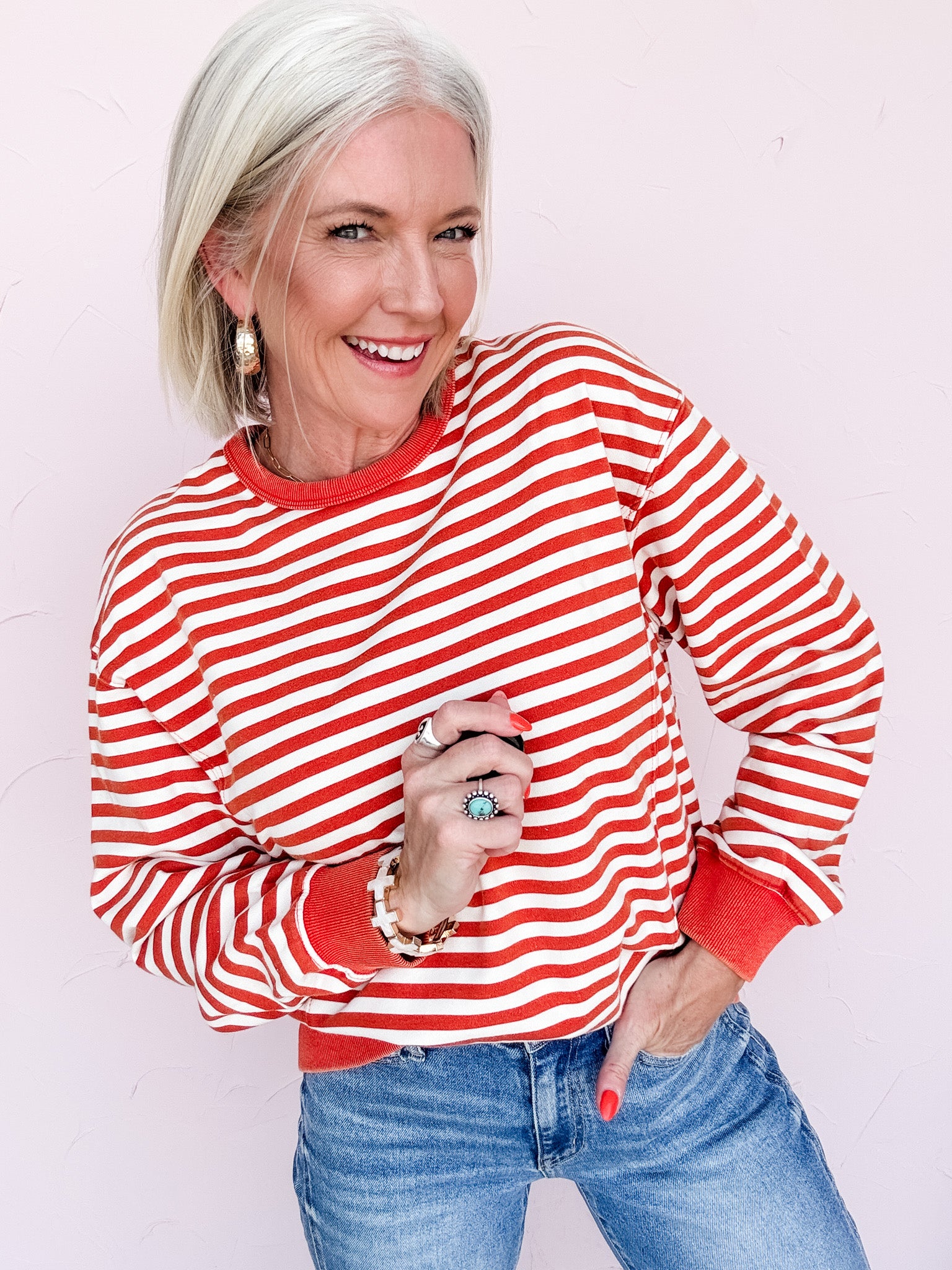 Harvest Stripe Pullover
