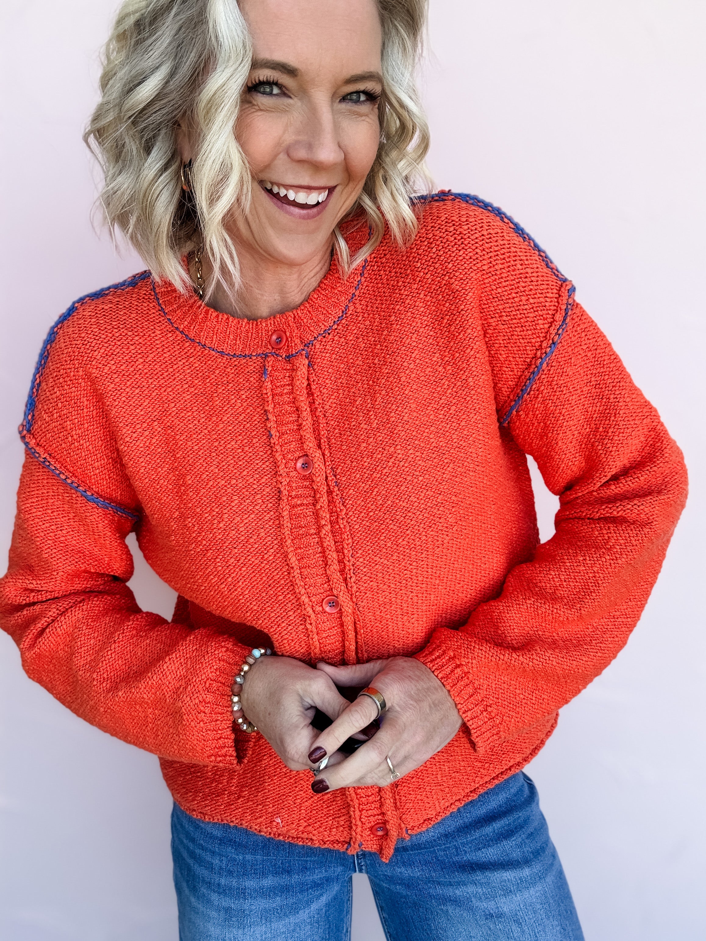 Daybreak Contrast Cardigan