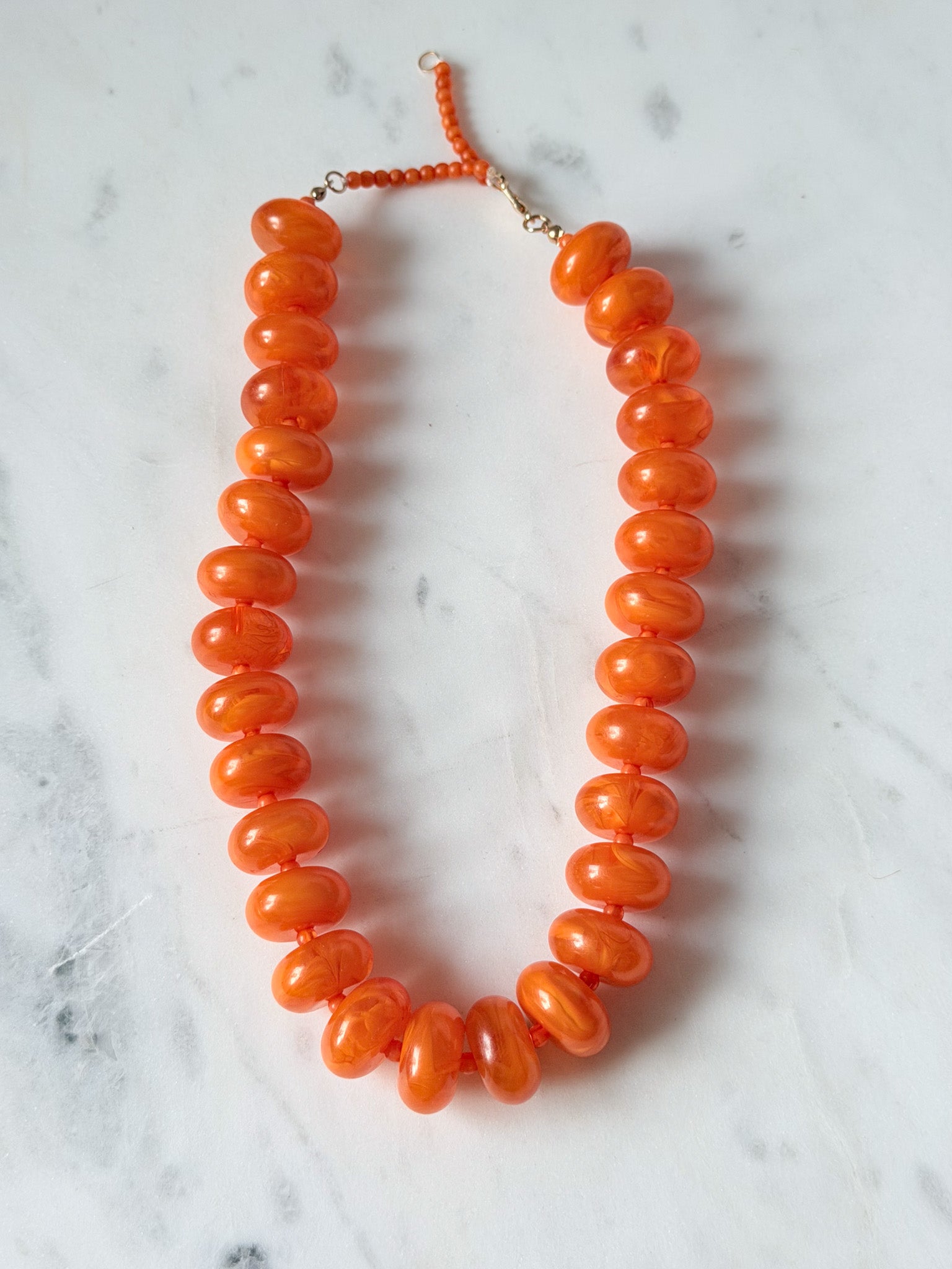 Home Team Necklace | Orange