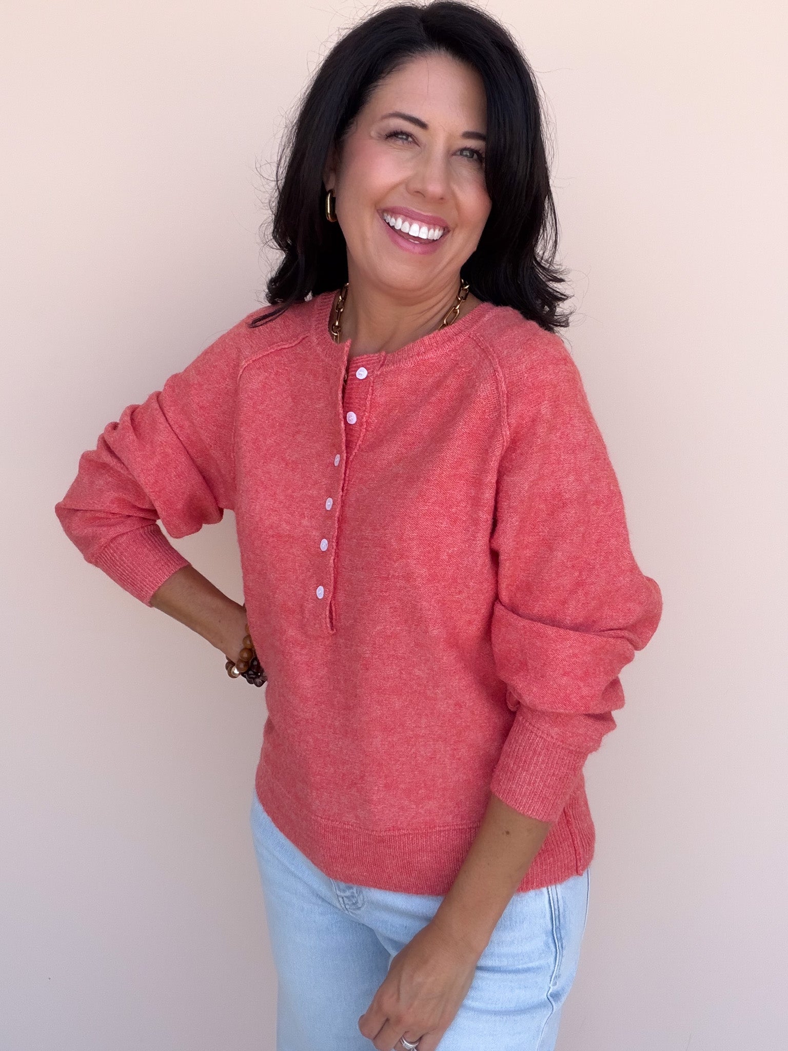 Canyon Lane Henley Sweater