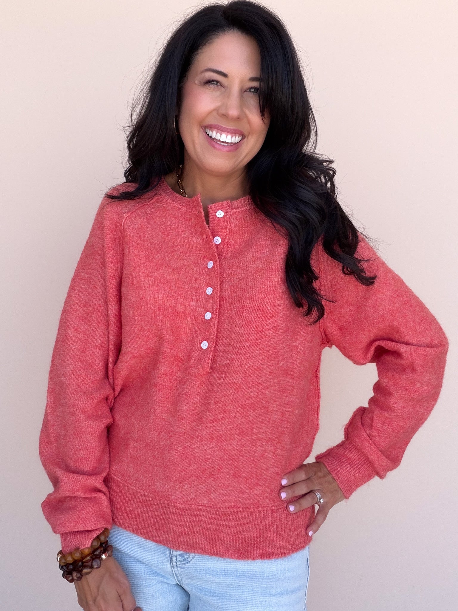 Canyon Lane Henley Sweater